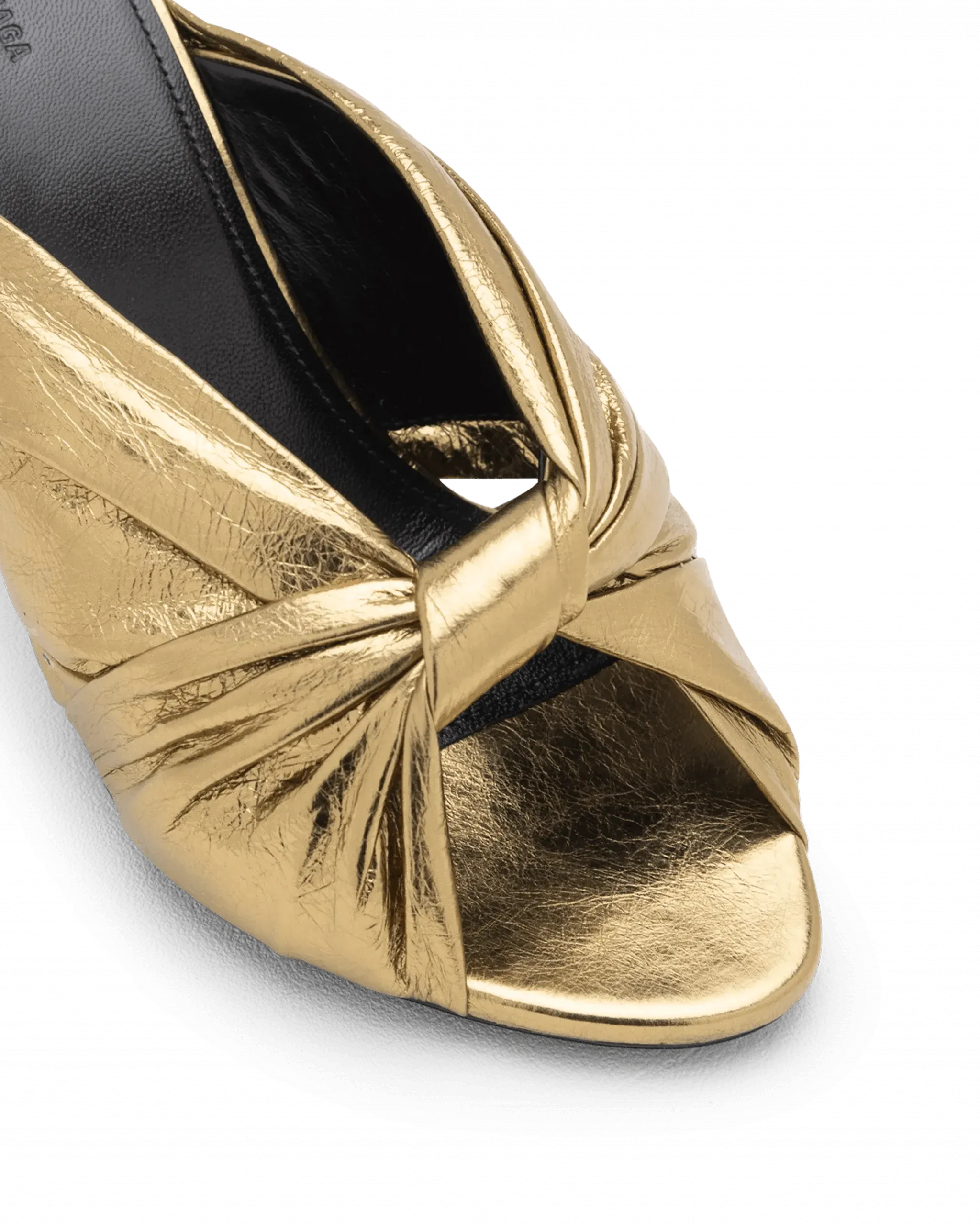 Metallic Twisted Knot Sandals - DIHSAN
