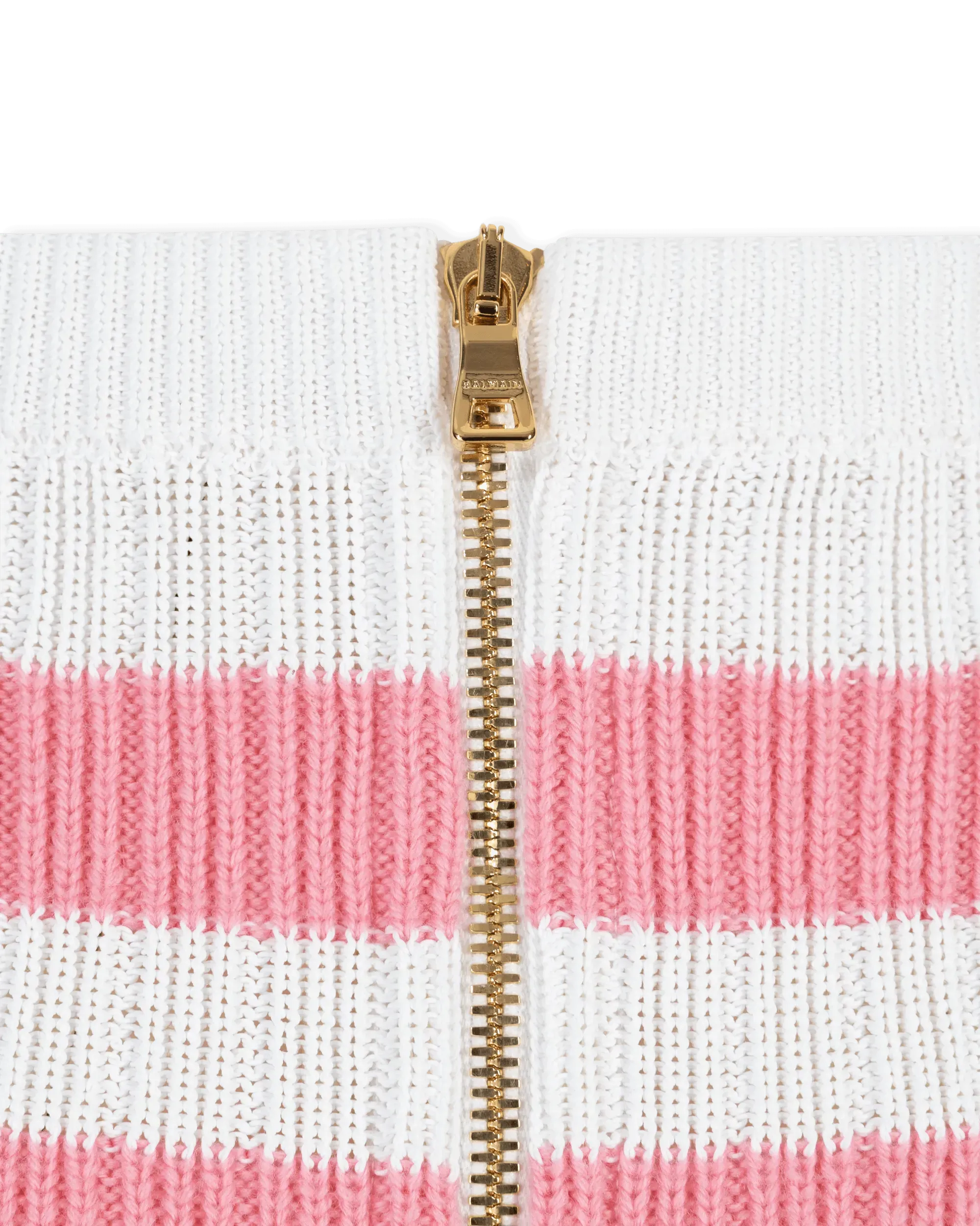 Balmain X Barbie Striped Knit Mini Skirt - DIHSAN