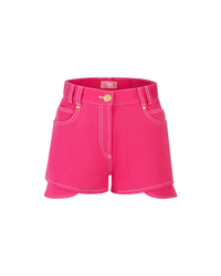 Balmain X Barbie High Waisted Denim Shorts - DIHSAN
