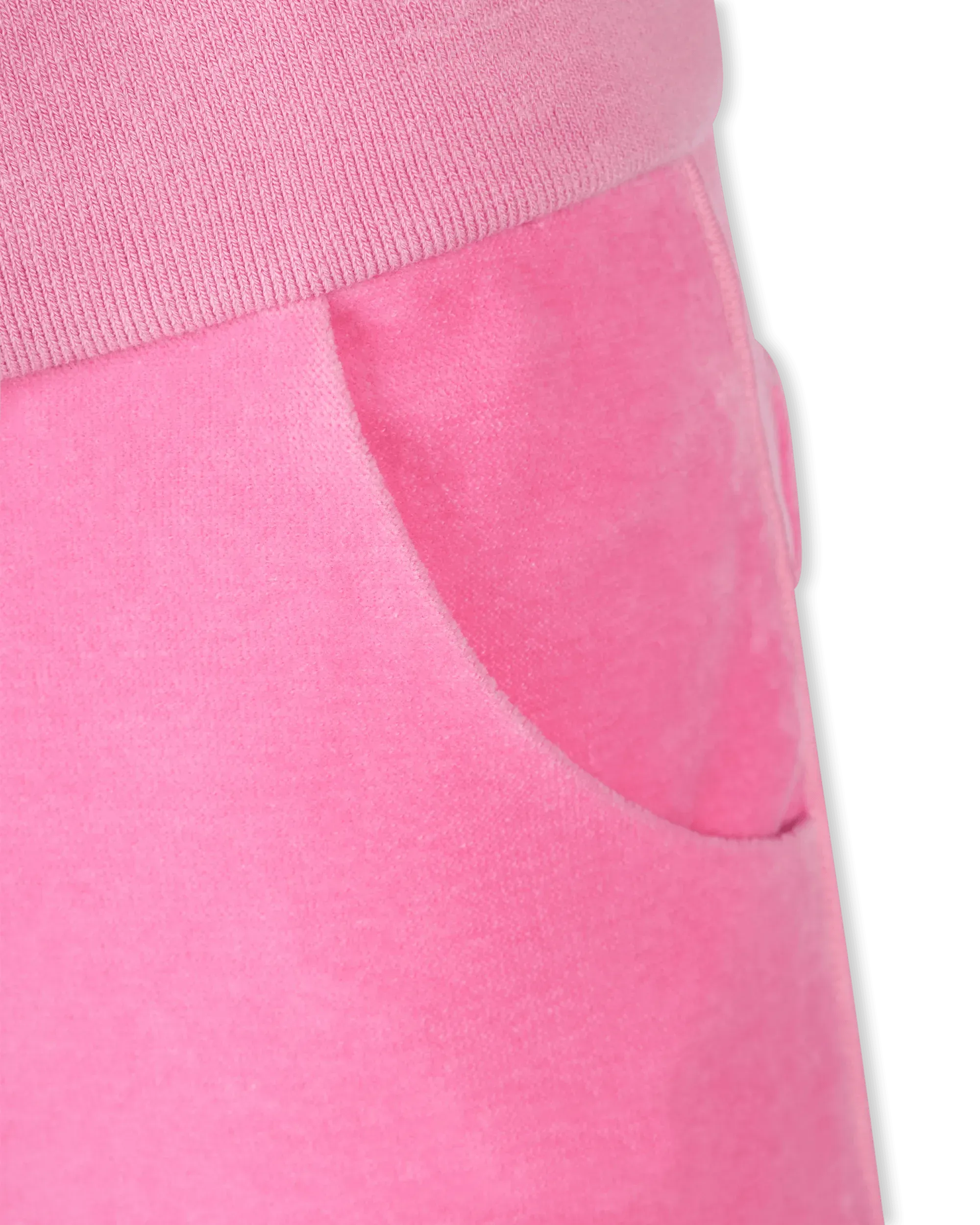Pink Cotton Balmain X Barbie Velvet Shorts by Balmain | DIHSAN