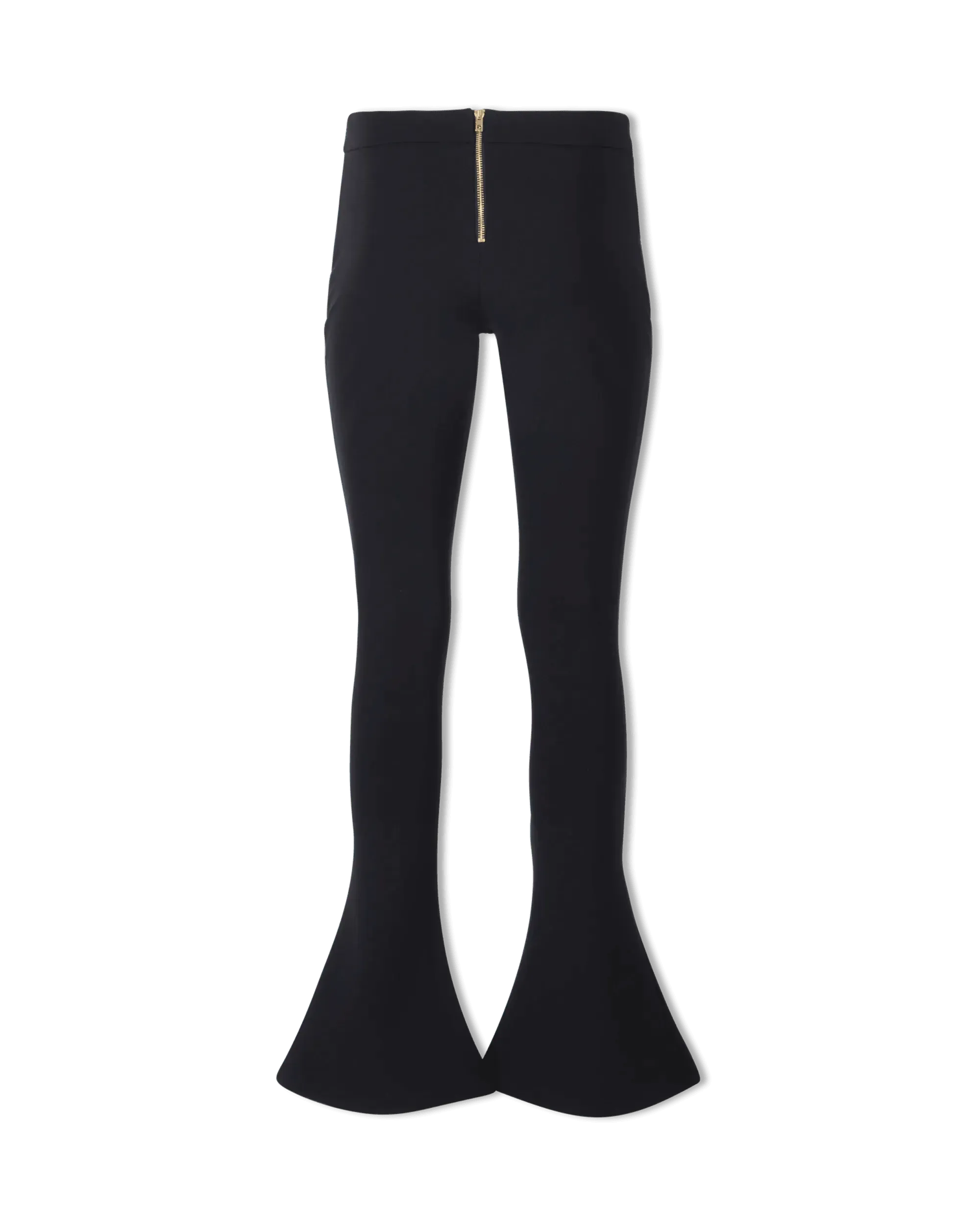 Low Waist Jersey Flare Pants - DIHSAN