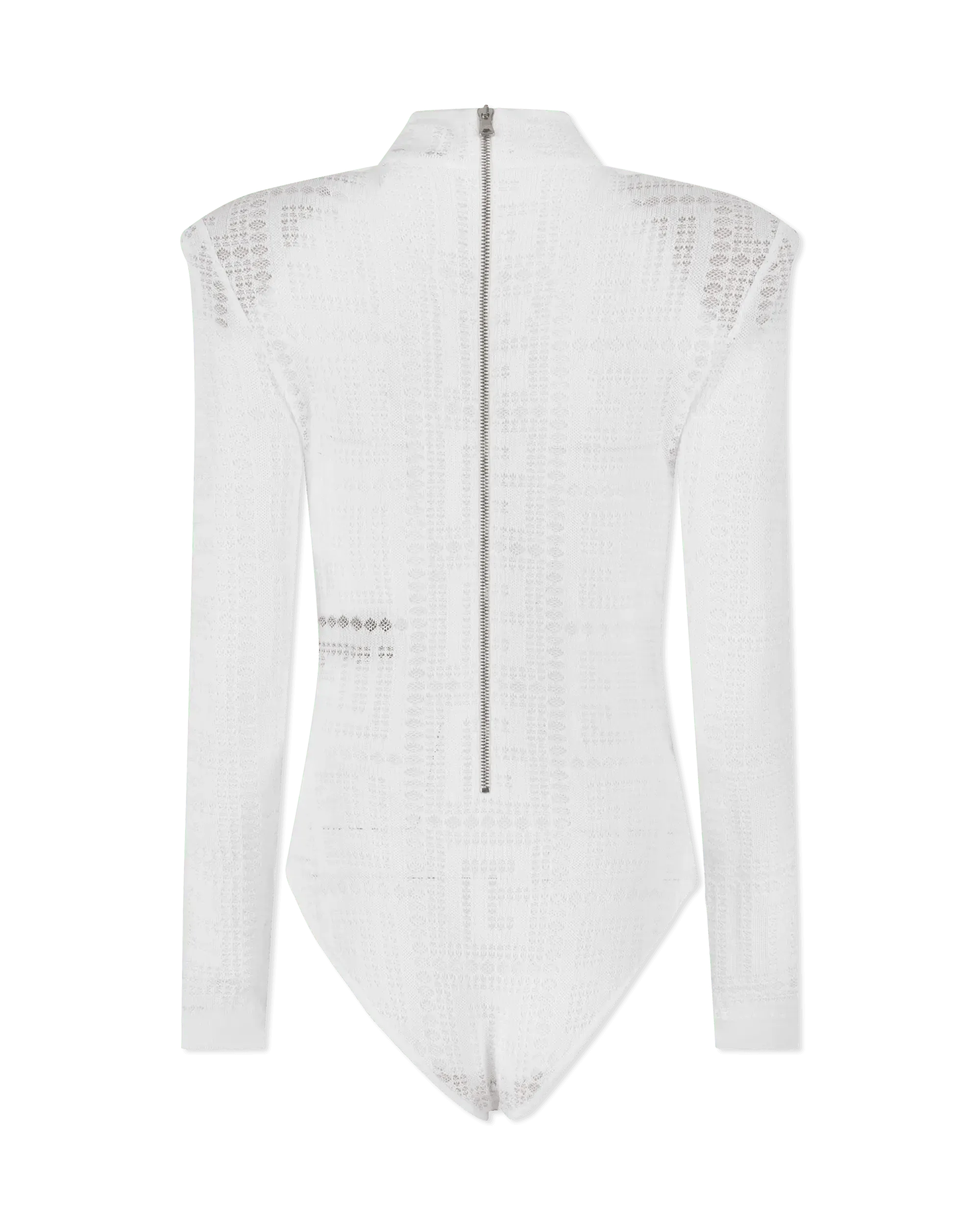 Maxi Monogram Sheer Bodysuit - DIHSAN