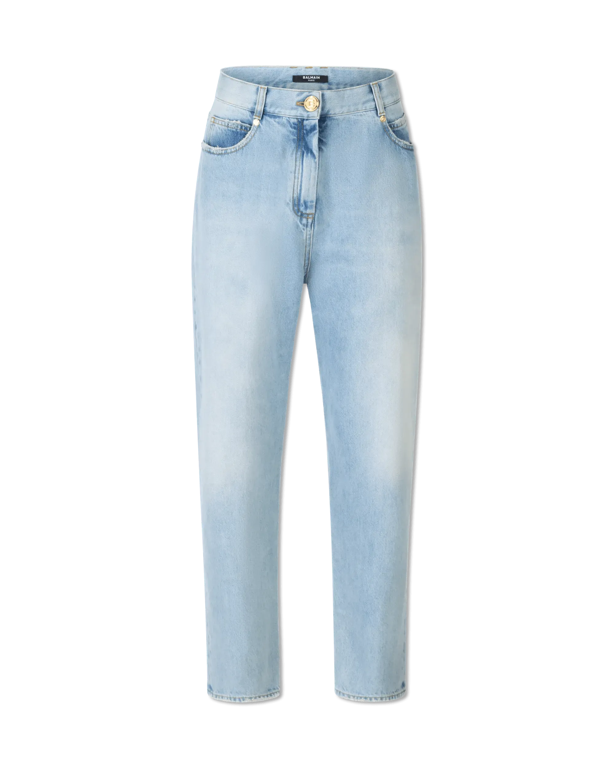 Low-Rise Boyfriend Jeans - DIHSAN
