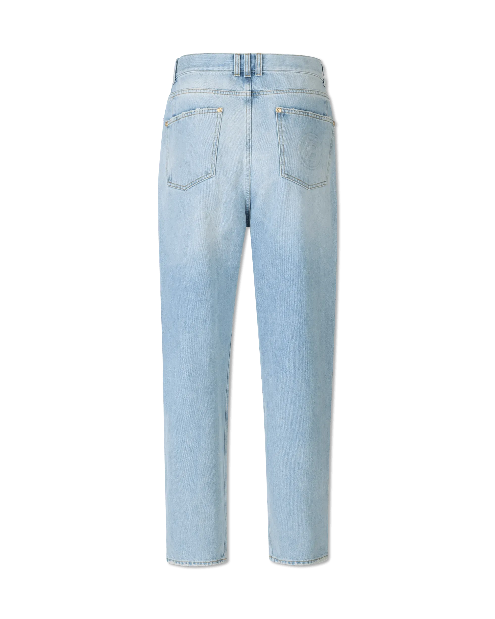 Low-Rise Boyfriend Jeans - DIHSAN