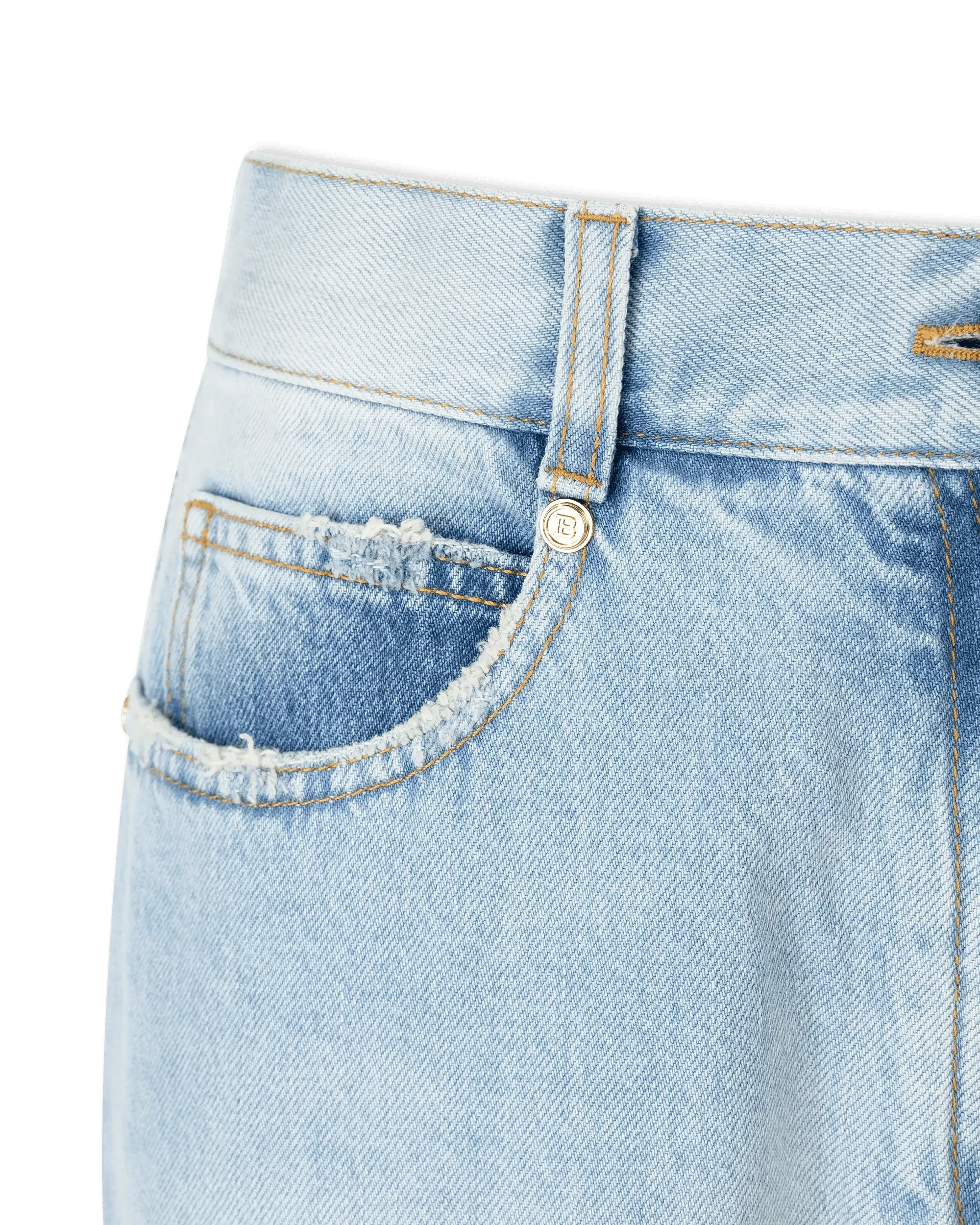 Low-Rise Boyfriend Jeans - DIHSAN