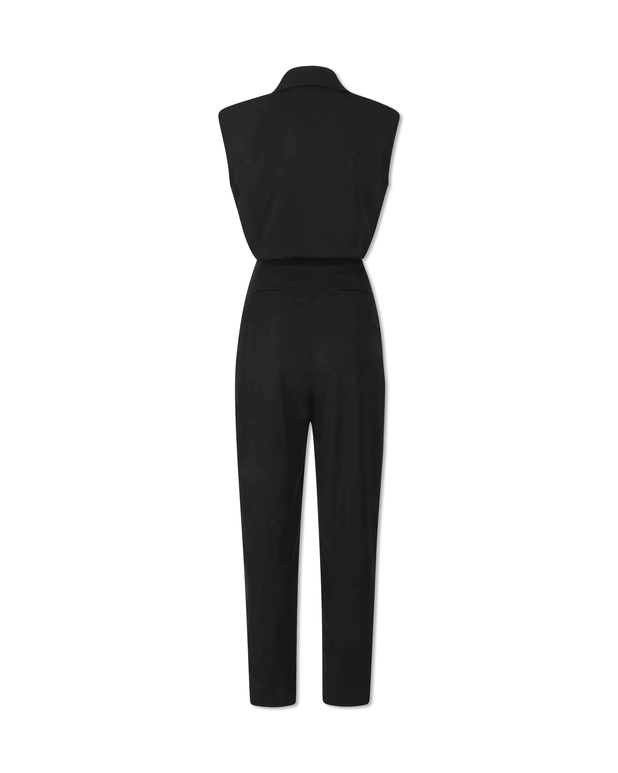 Sleeveless 3 Button Jumpsuit - DIHSAN