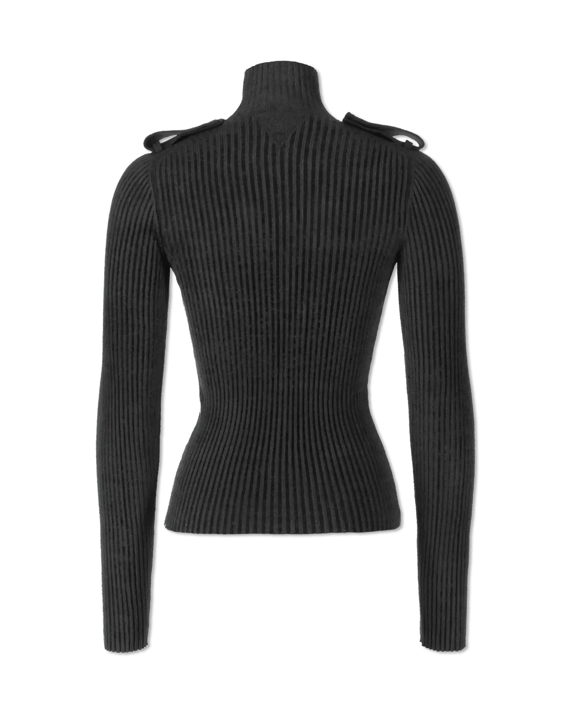 Lightweight Ribbed Turtleneck - DIHSAN
