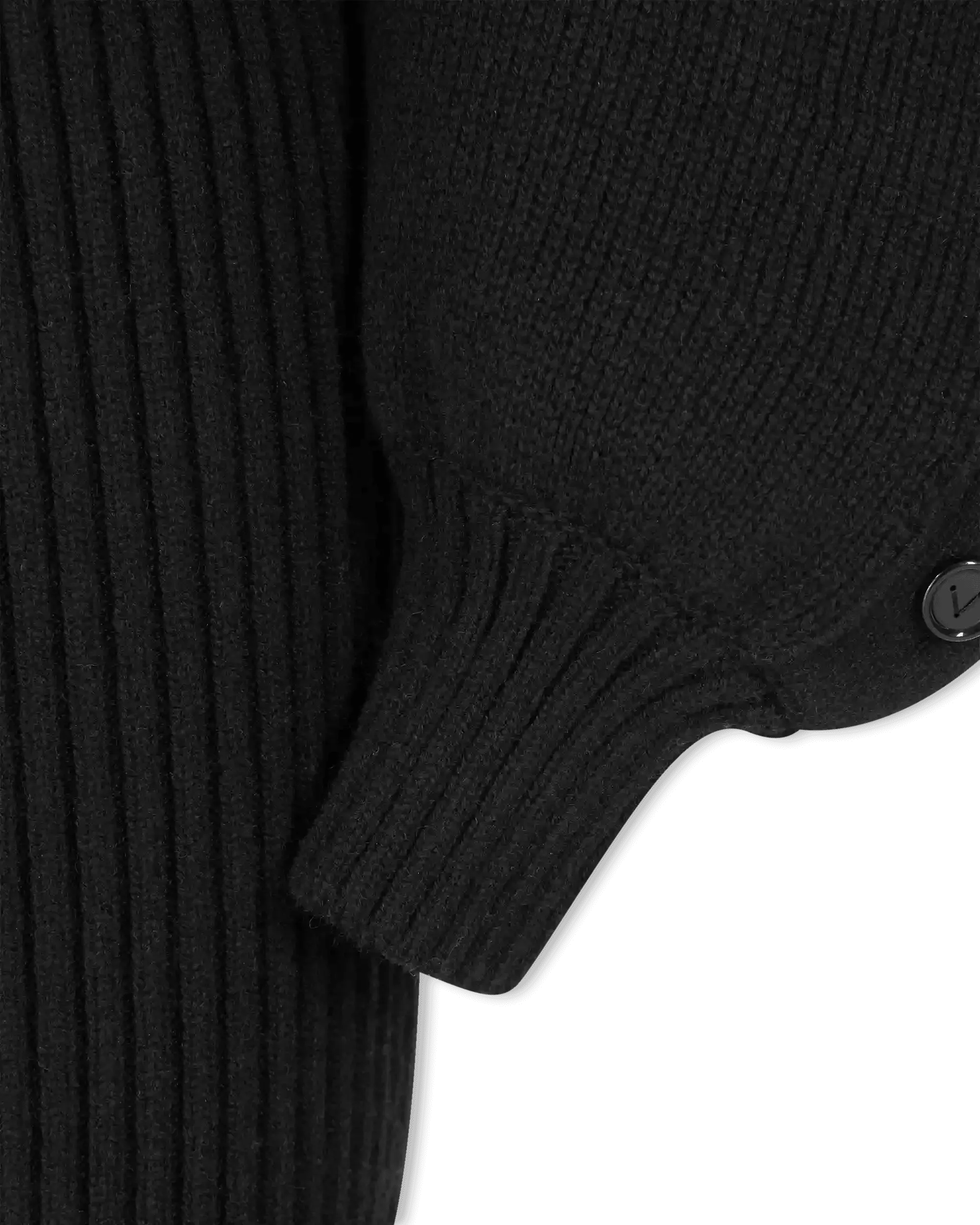 Shetland Double Face Puff Sleeve Knit Dress - DIHSAN