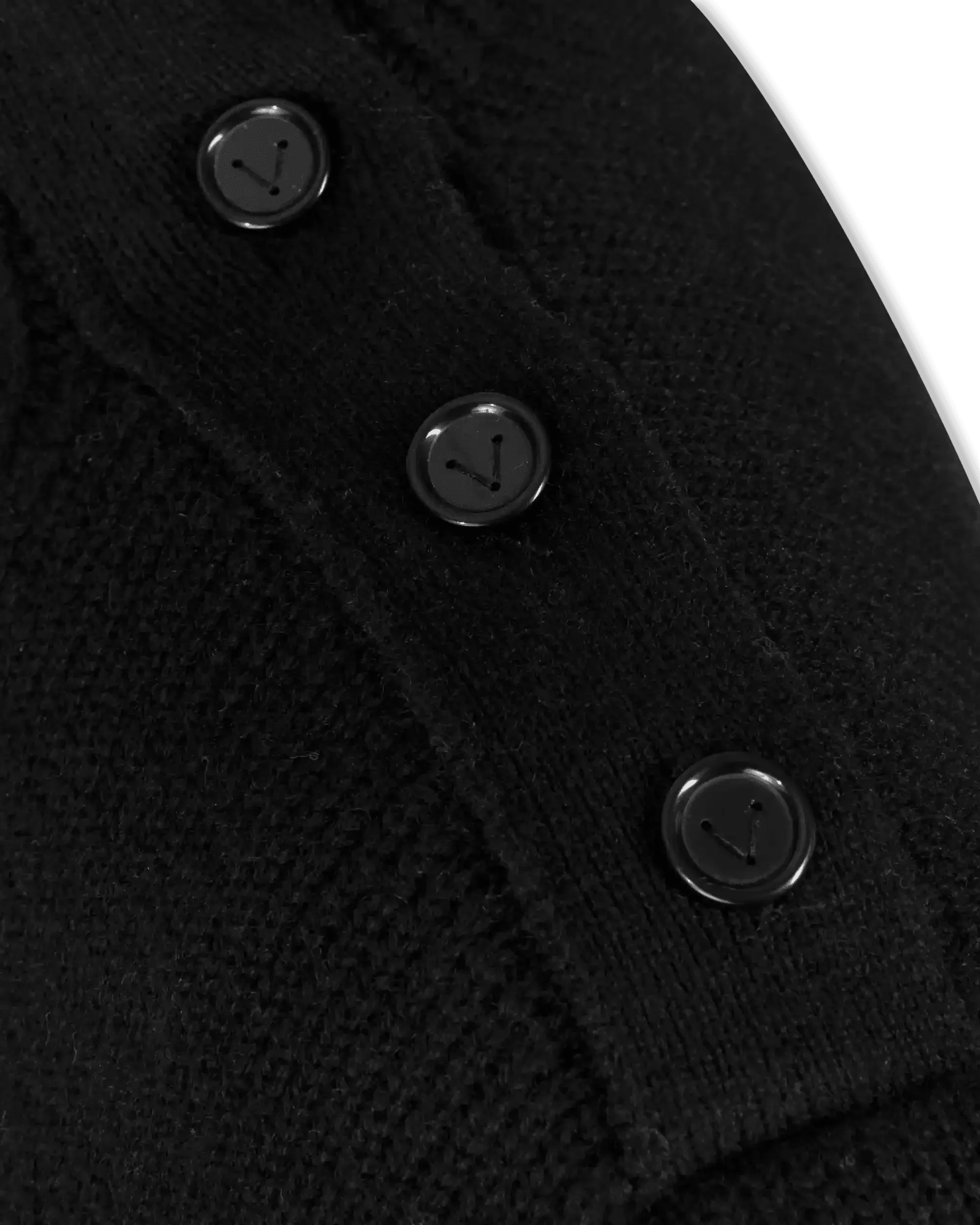 Shetland Double Face Turtleneck Puffed Sleeve Sweater - DIHSAN