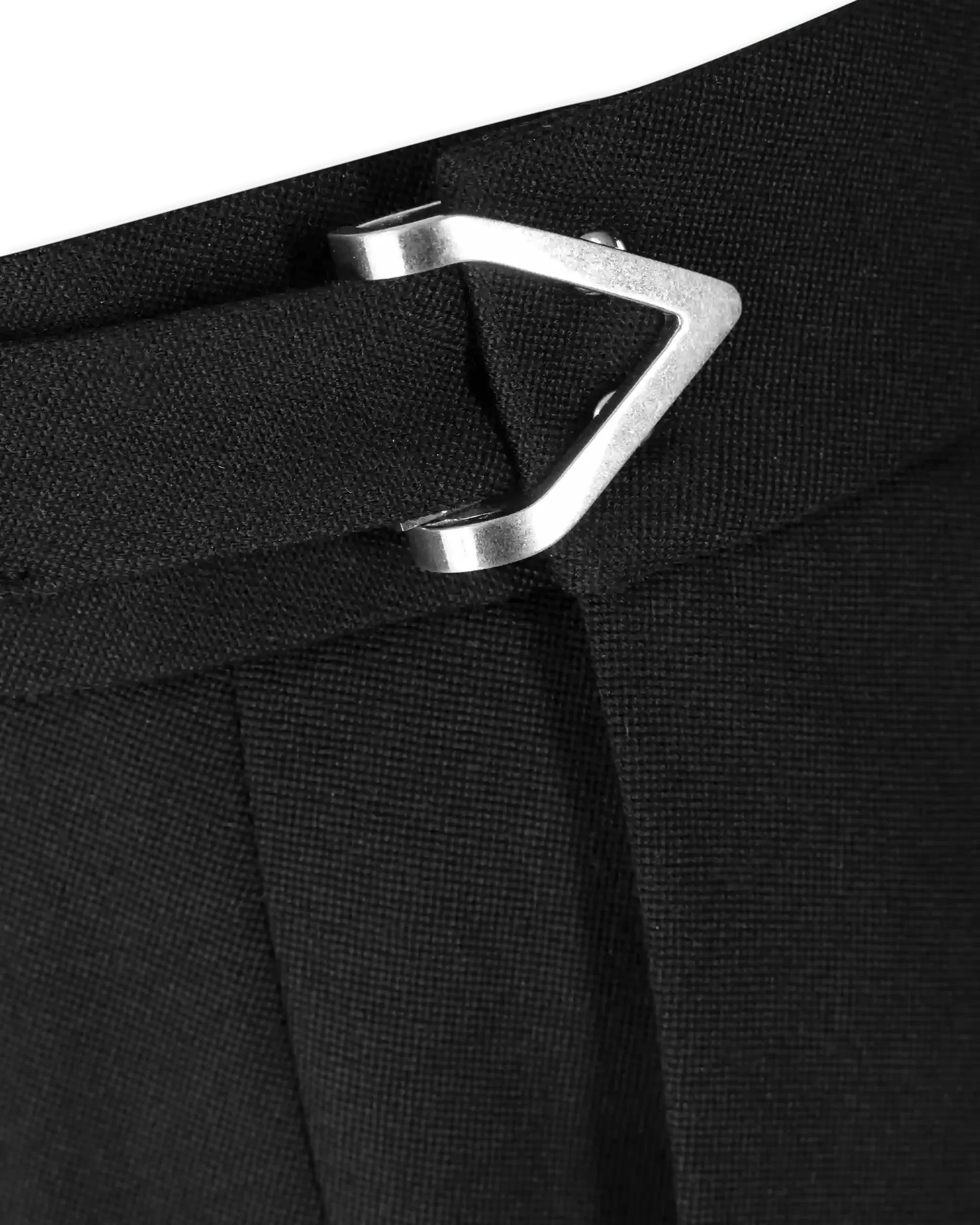 Grain De Poudre Stretch Wool Pants - DIHSAN