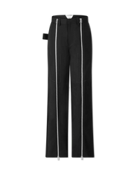 Double Cavalry Zippered Pants - DIHSAN