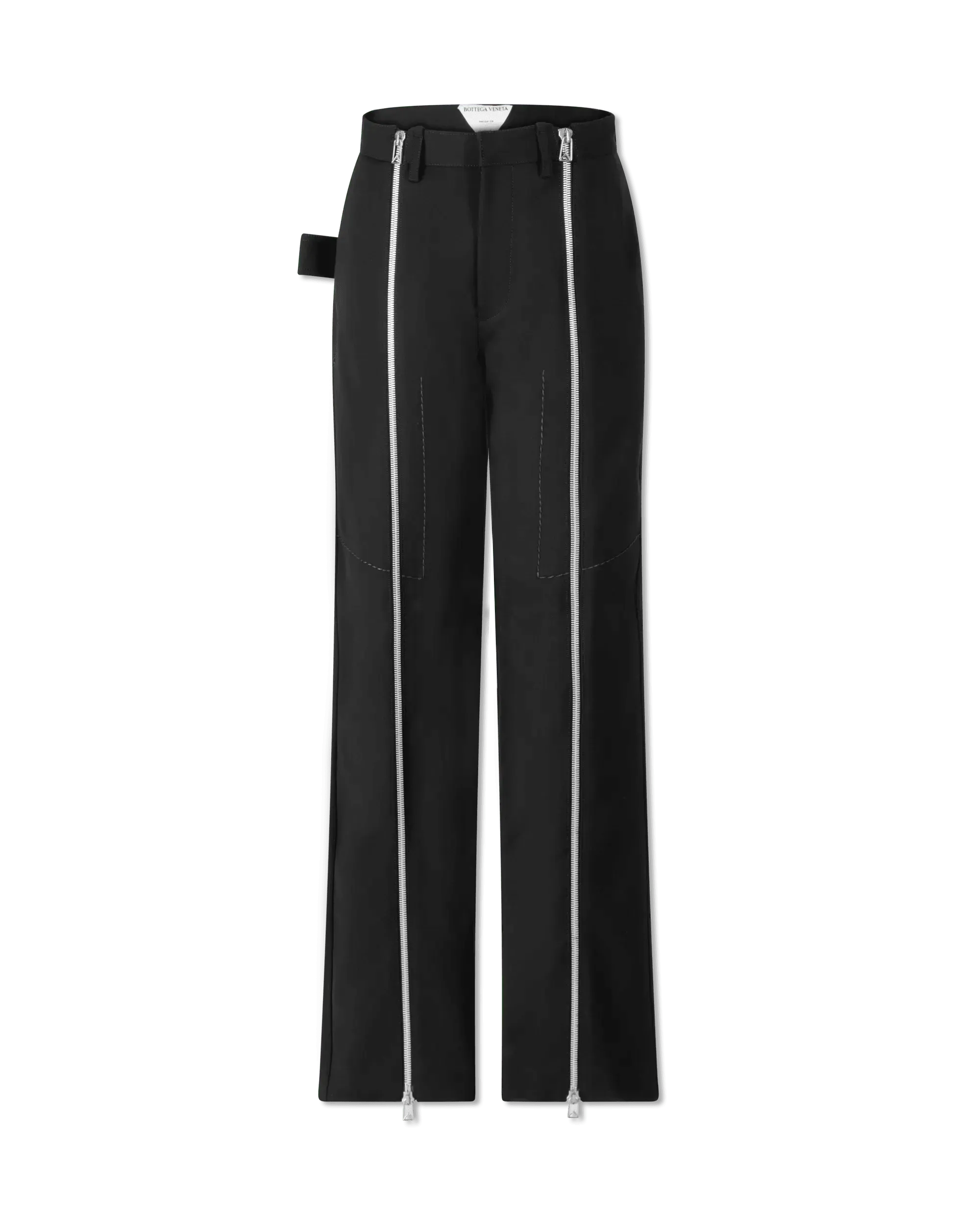 Double Cavalry Zippered Pants - DIHSAN