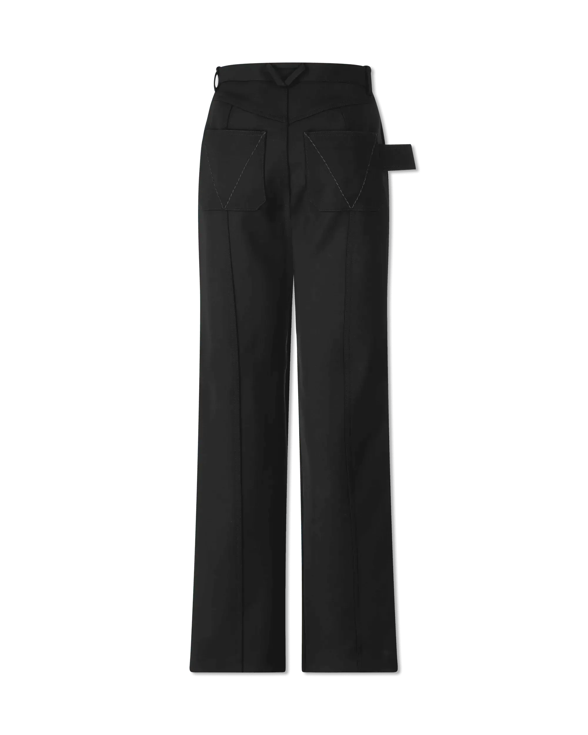 Double Cavalry Zippered Pants - DIHSAN