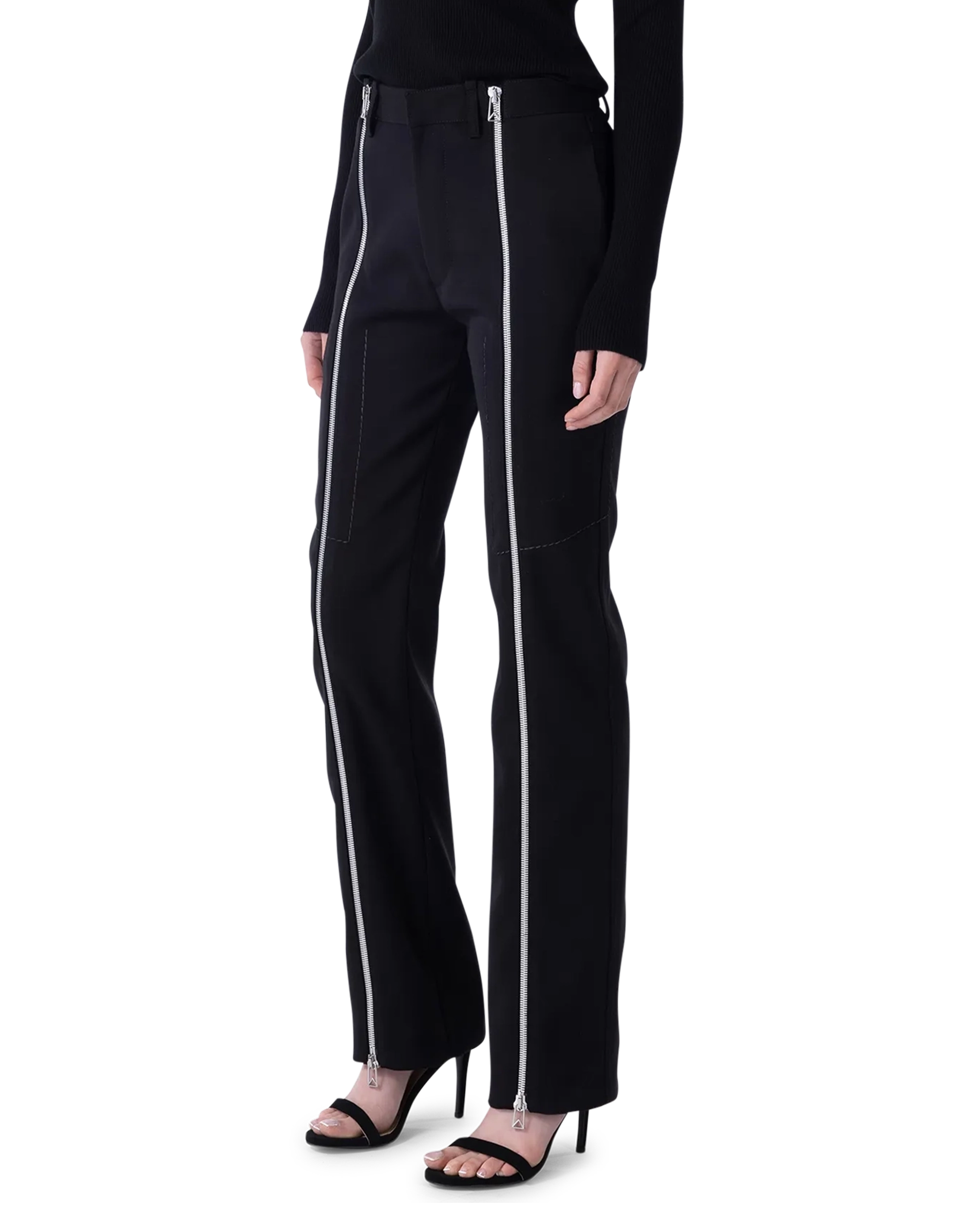 Double Cavalry Zippered Pants