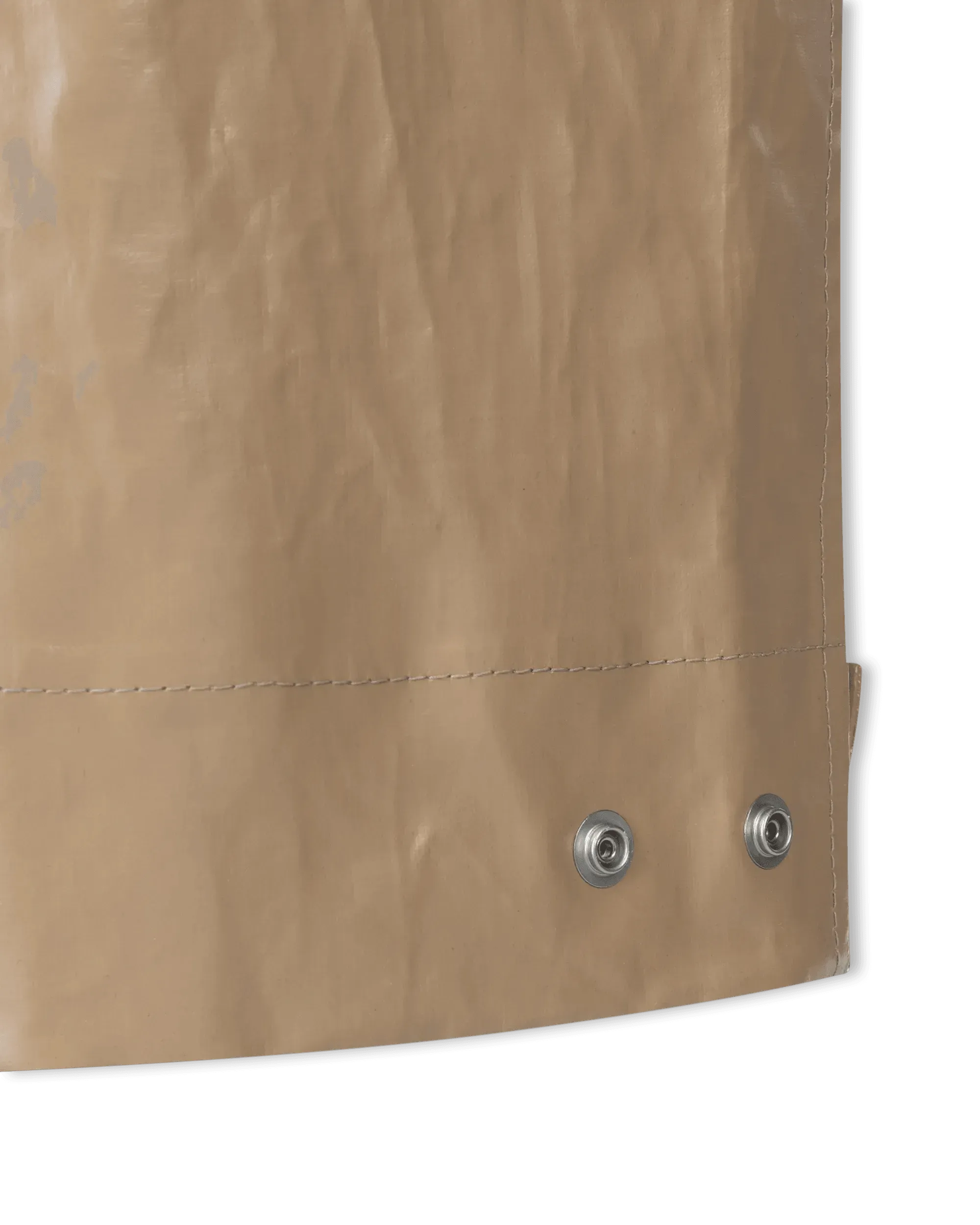 Rubber Coated Linen Pants - DIHSAN