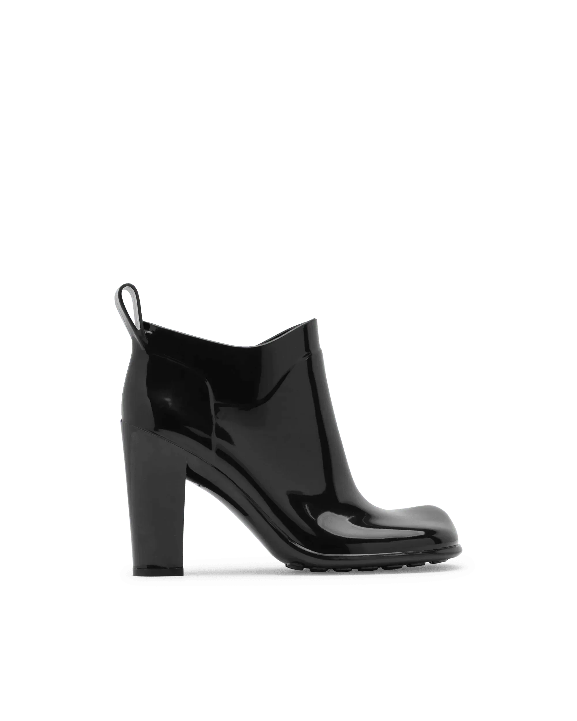 Shiny Rubber Ankle Boots - DIHSAN