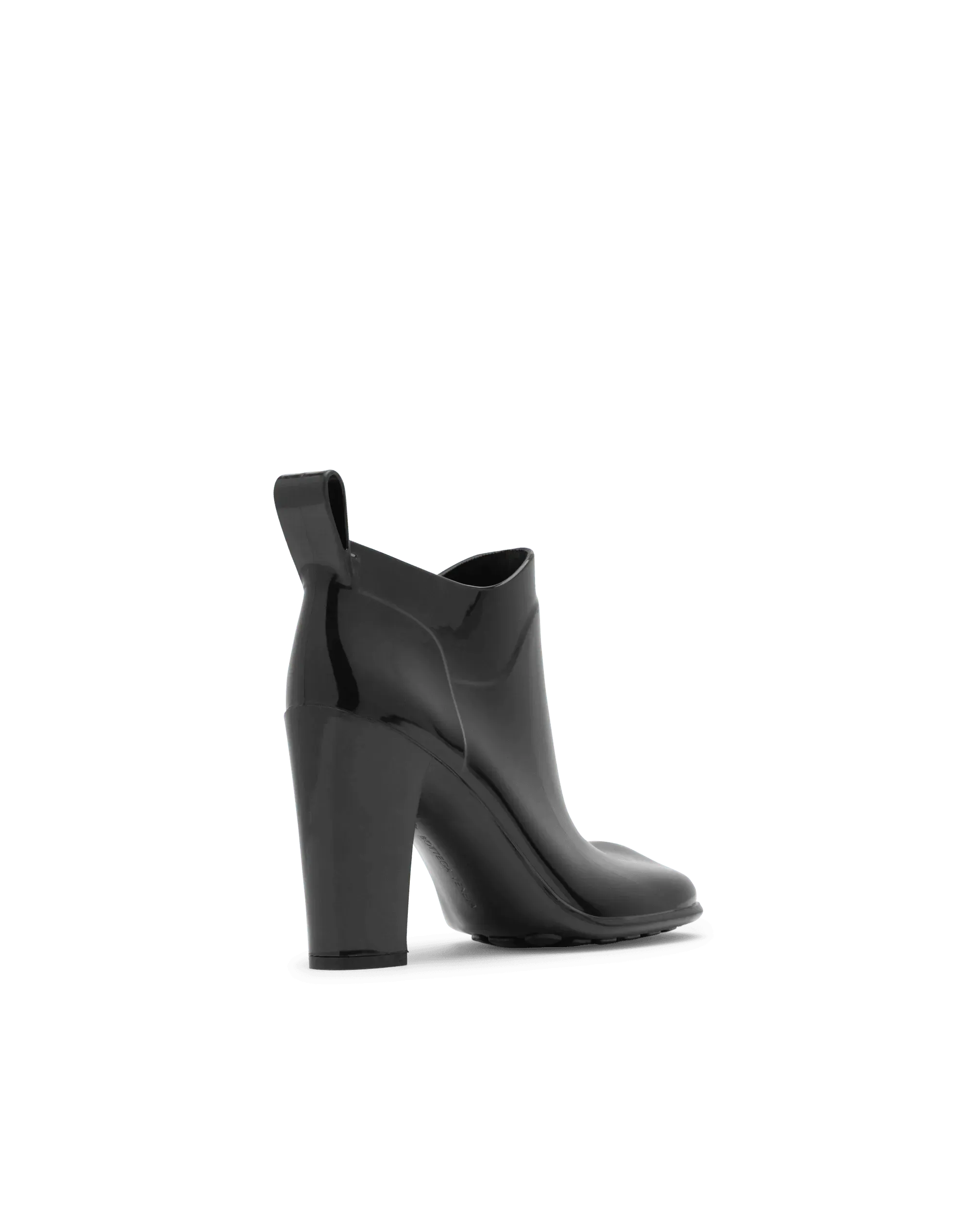 Shiny Rubber Ankle Boots - DIHSAN