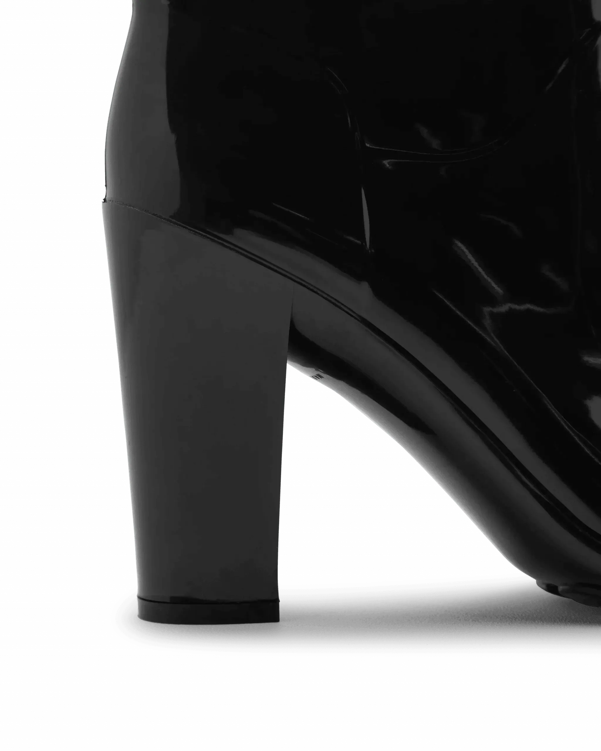 Shiny Rubber Ankle Boots - DIHSAN