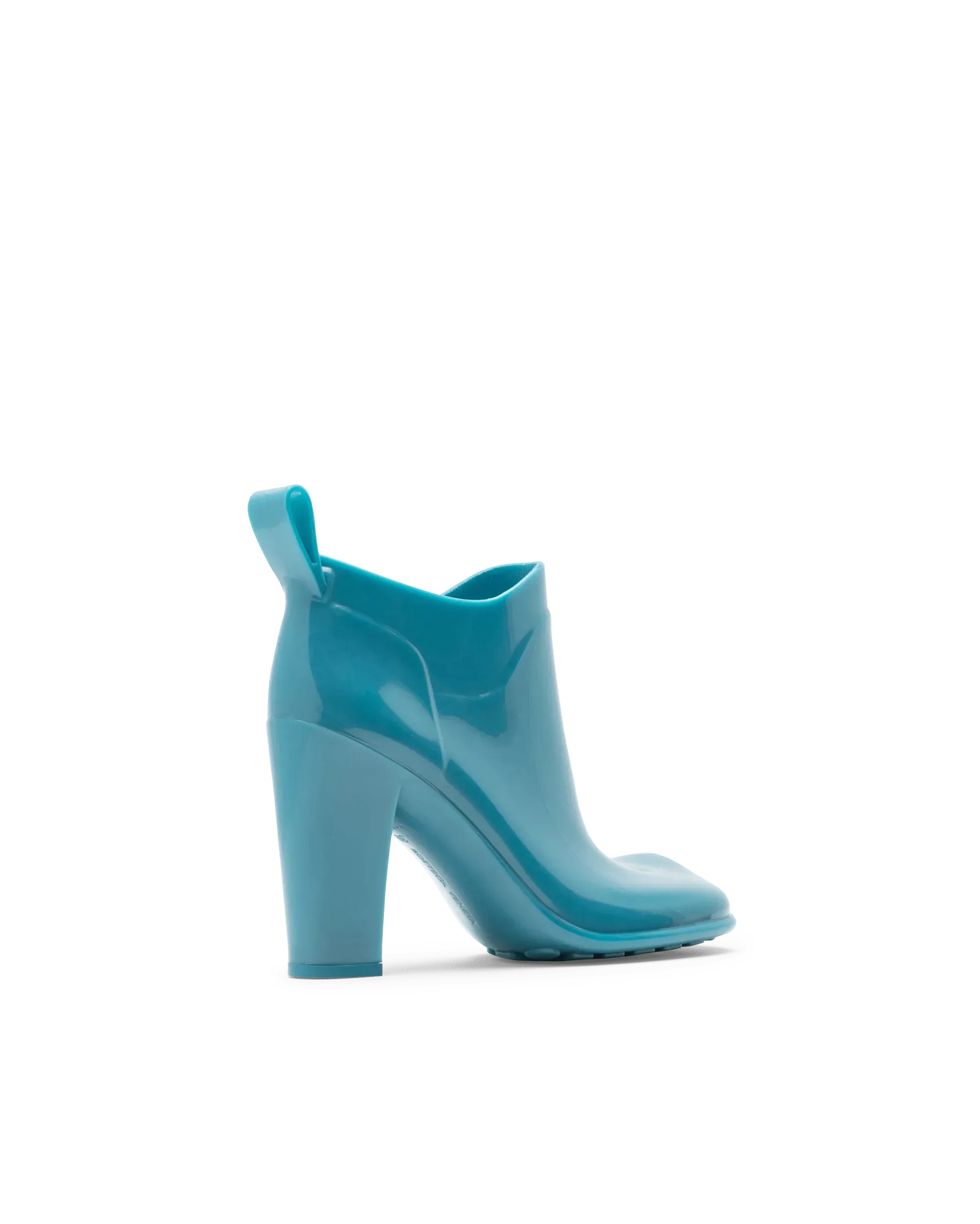 Shiny Rubber Ankle Boots - DIHSAN