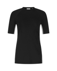 Thora Logo Tape Long Fitted Top - DIHSAN