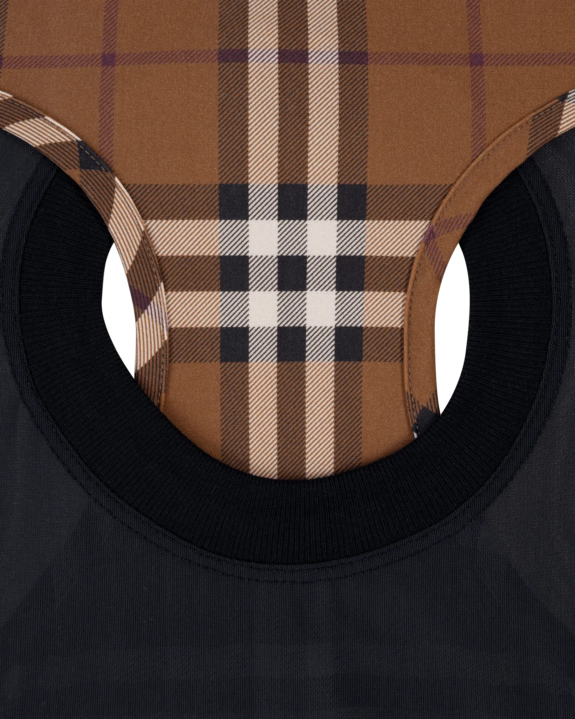 Everley Check Athlete Leisure Long Sleeve Top - DIHSAN