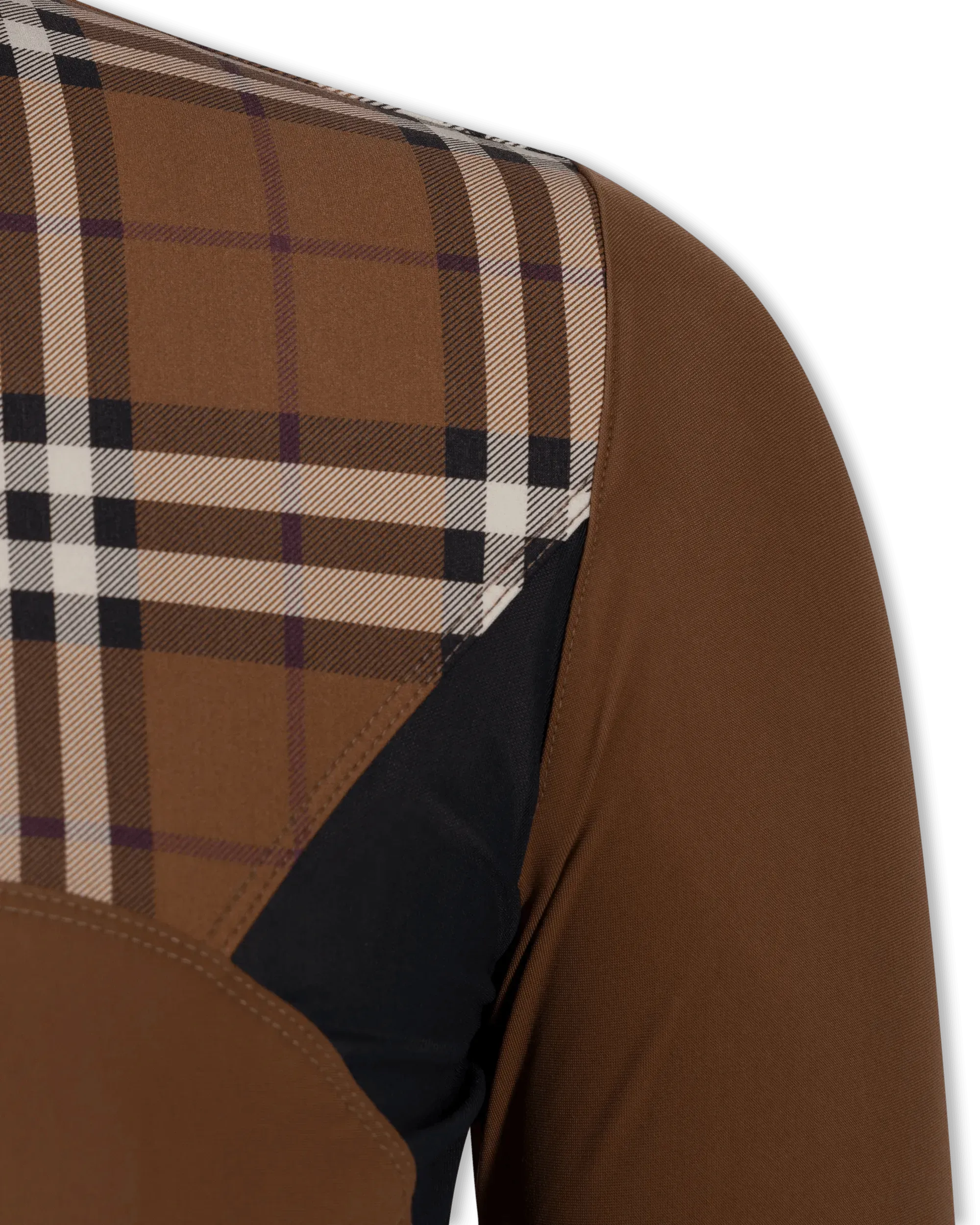 Everley Check Athlete Leisure Long Sleeve Top - DIHSAN