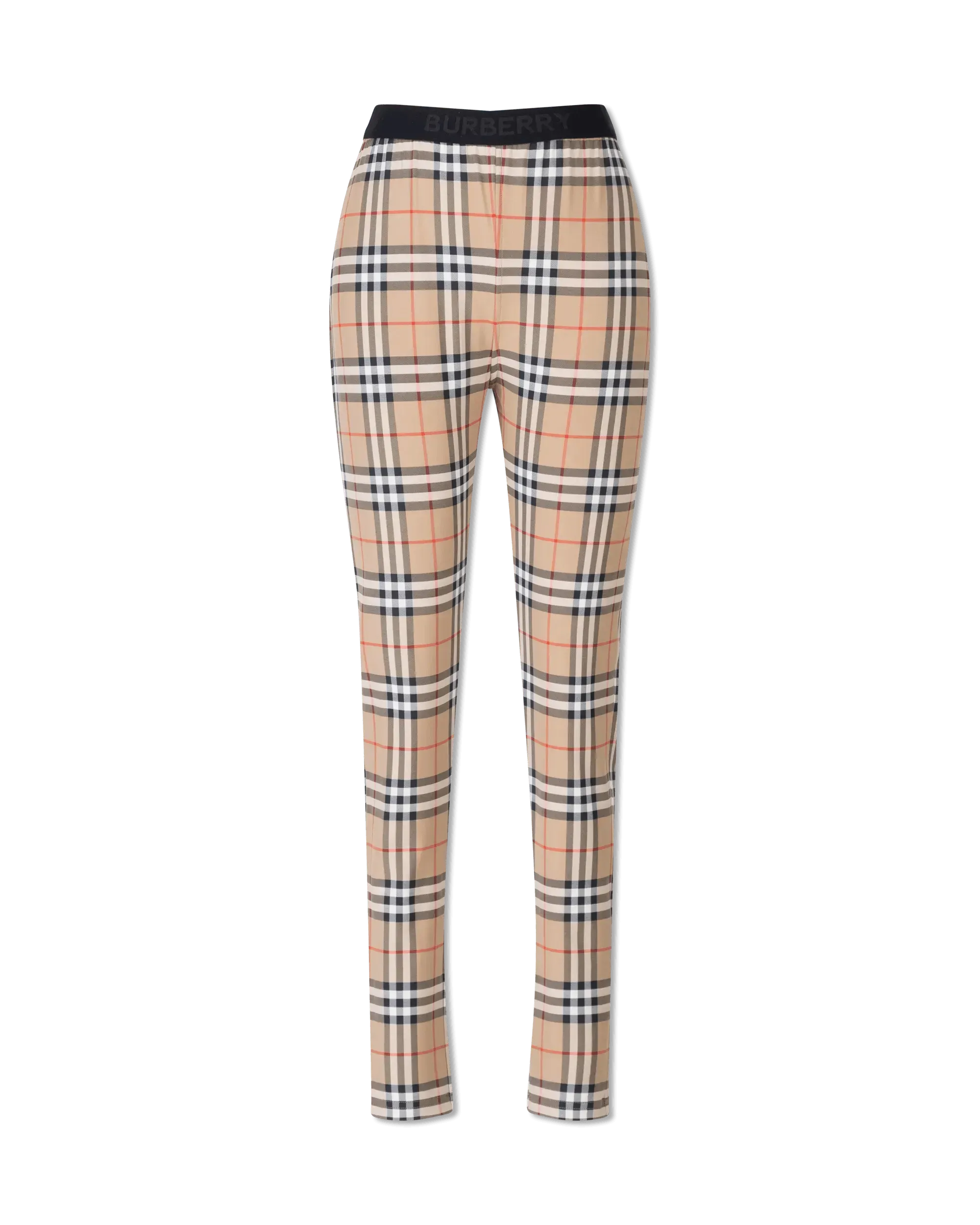 Bisque Polyamide Blend Belvoir Athleisure Leggings by Burberry | DIHSAN