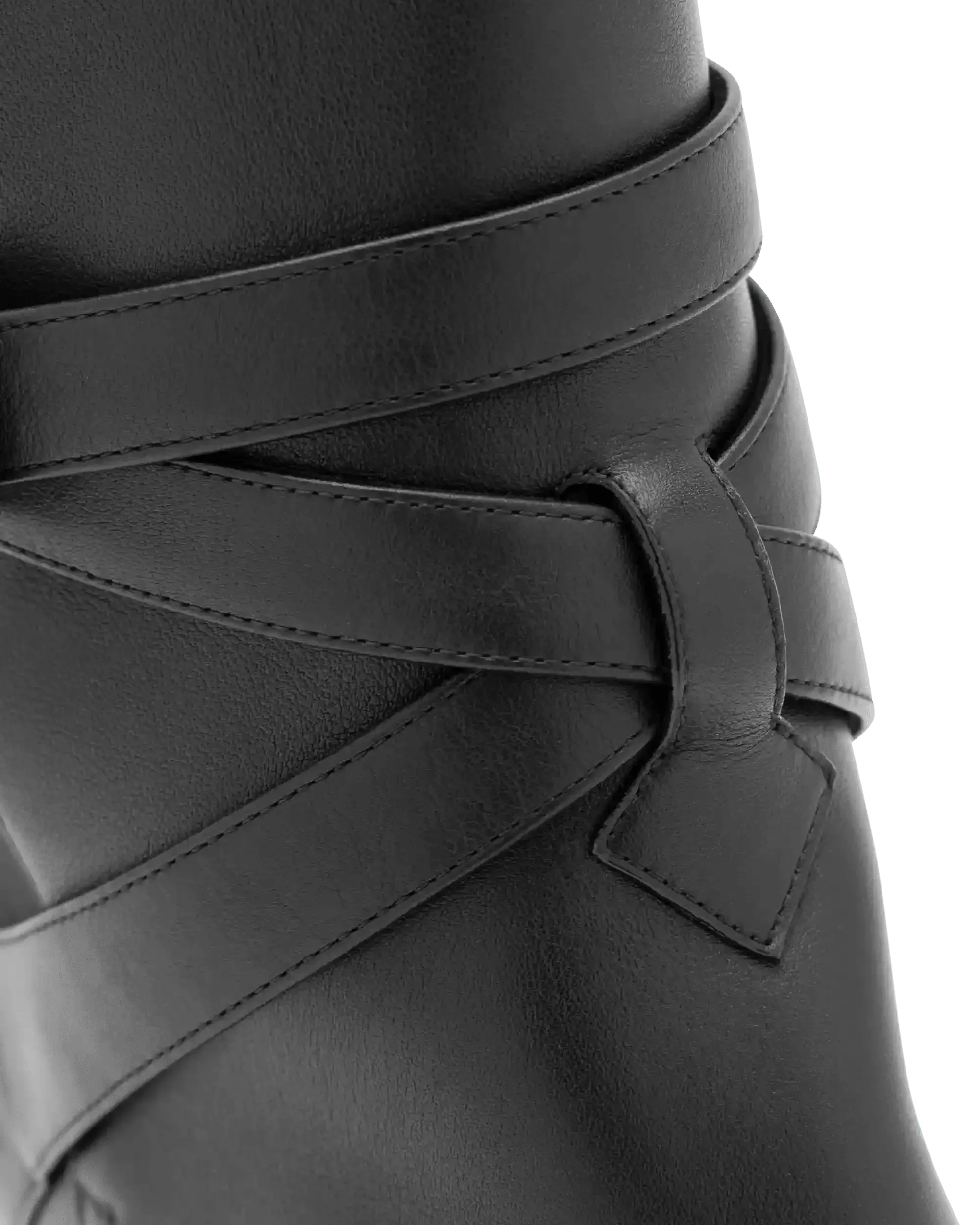 Karistrap Leather Ankle Boot - DIHSAN