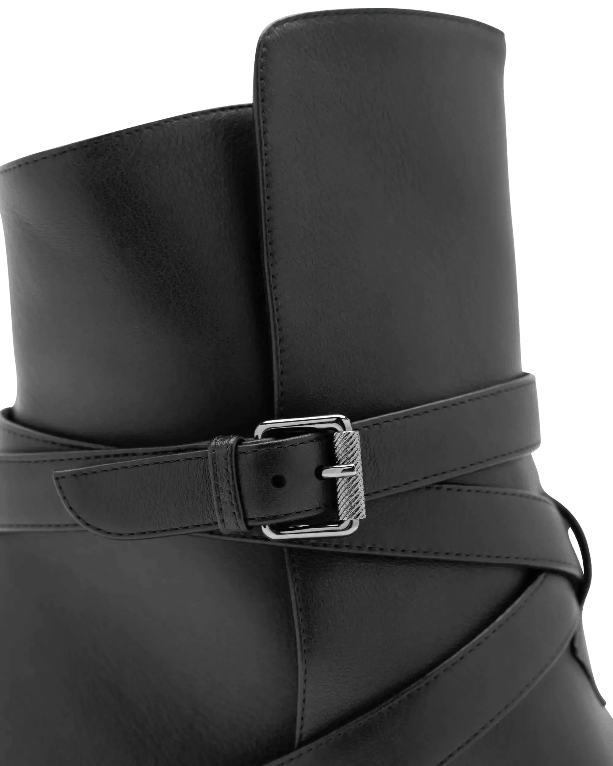 Karistrap Leather Ankle Boot - DIHSAN