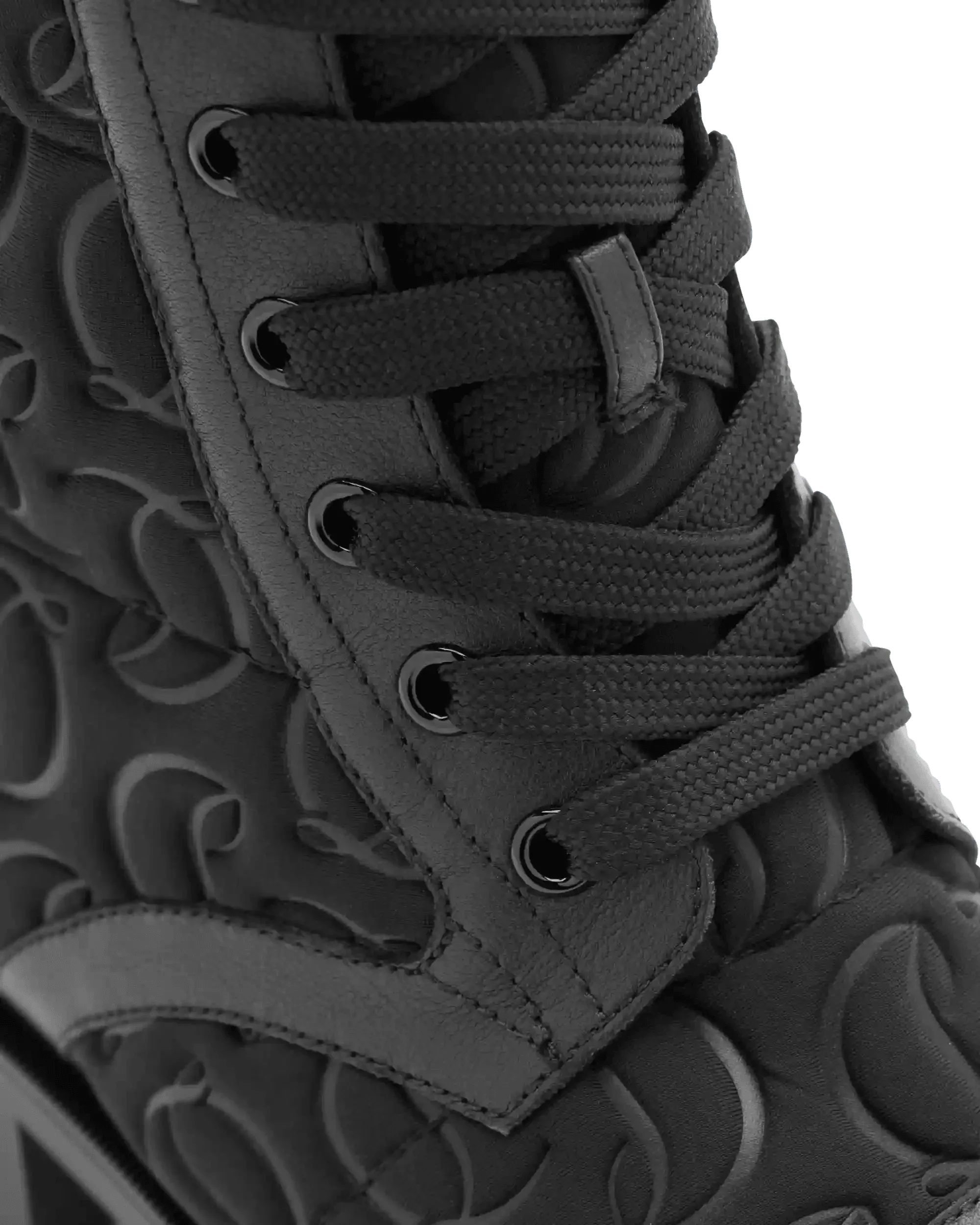 Pavleta Canvas Combat Boots - DIHSAN
