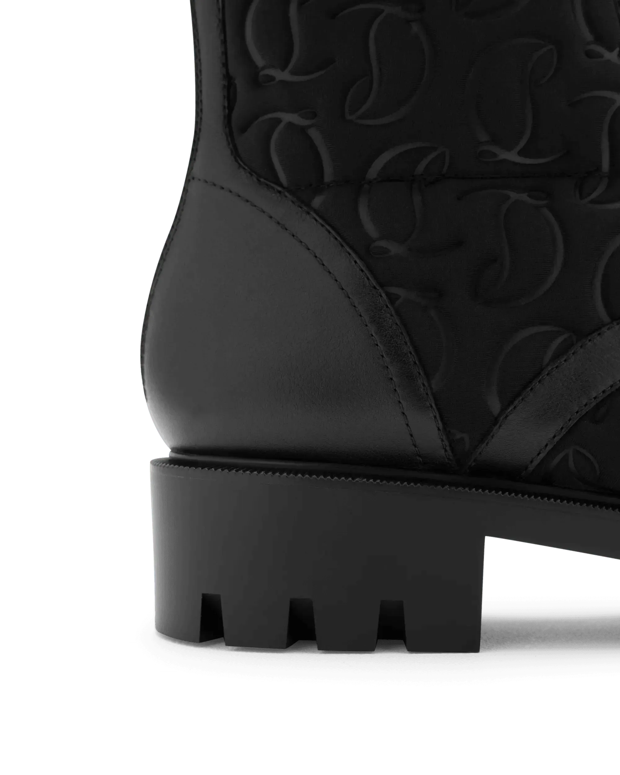 Pavleta Canvas Combat Boots - DIHSAN