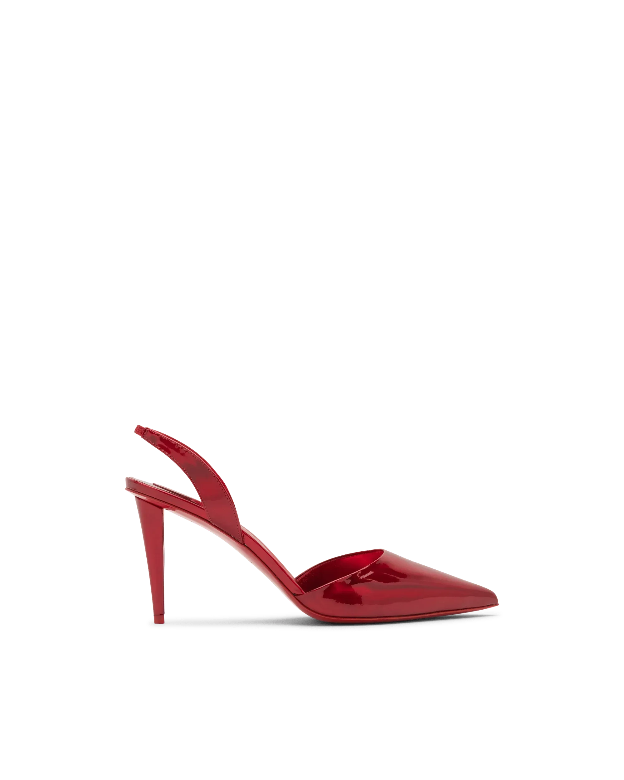 Astrid 85 Patent Leather Slingback Pumps - DIHSAN