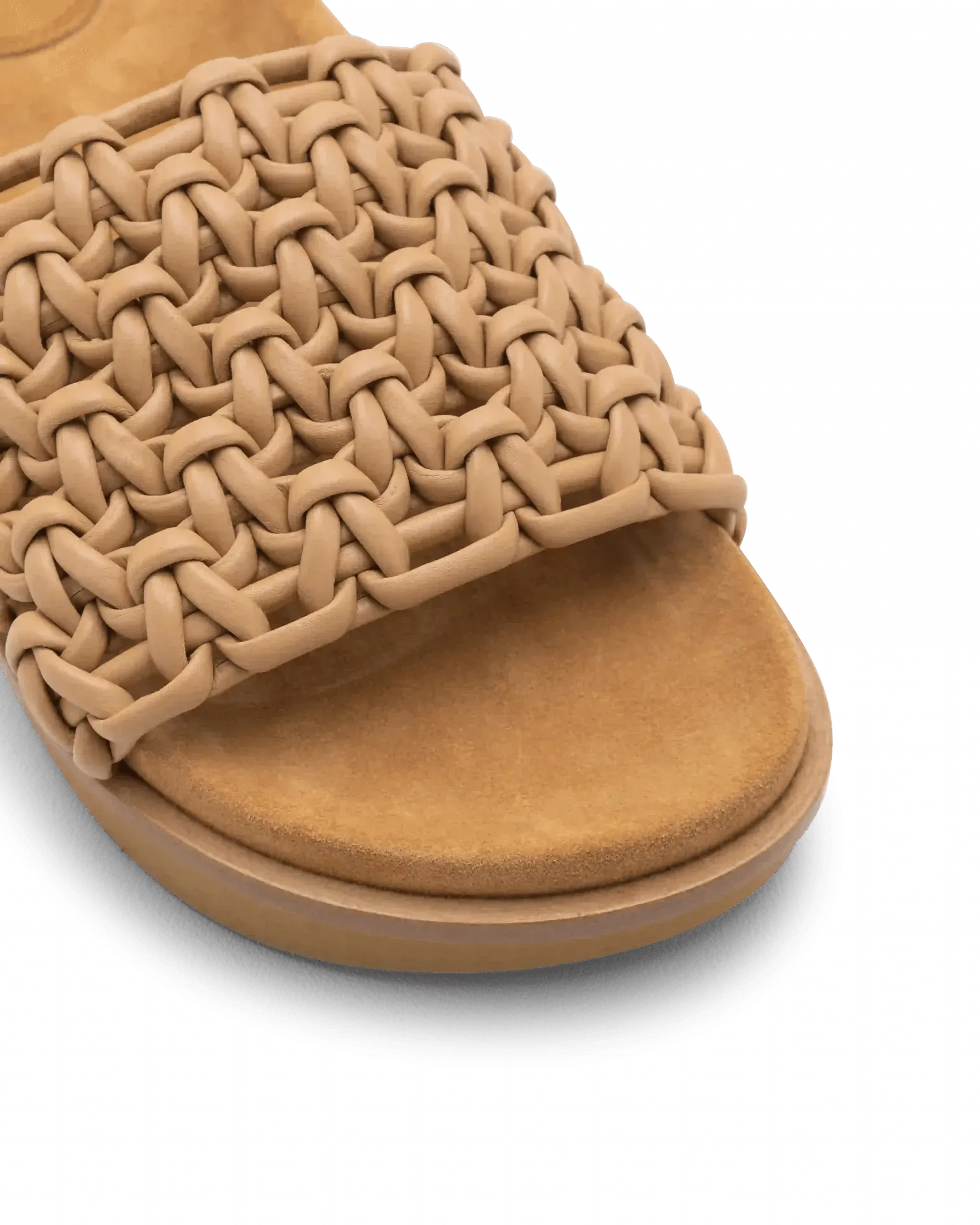 Wavy Leather Slides - DIHSAN