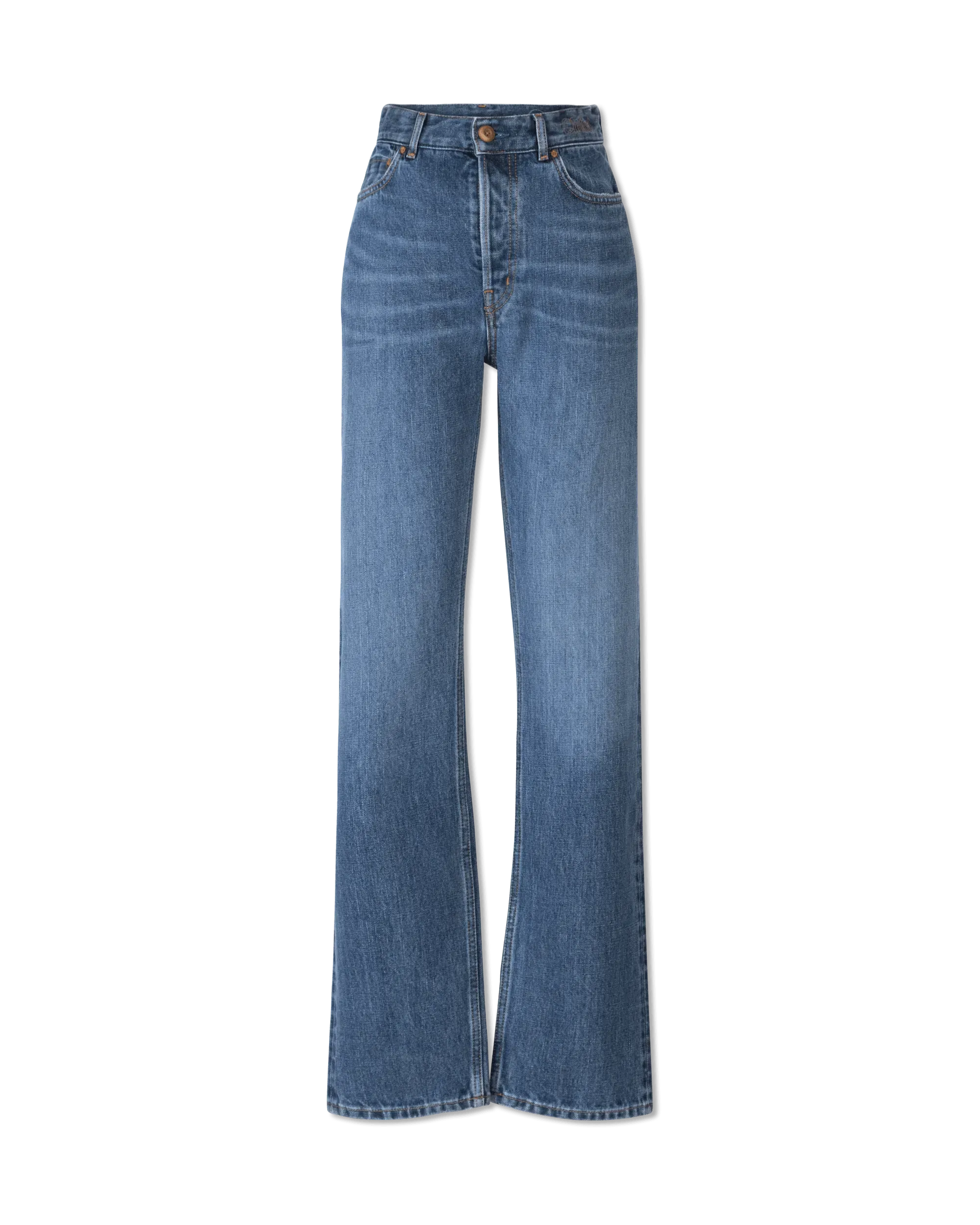 Mid-Rise Bootcut Jeans - DIHSAN