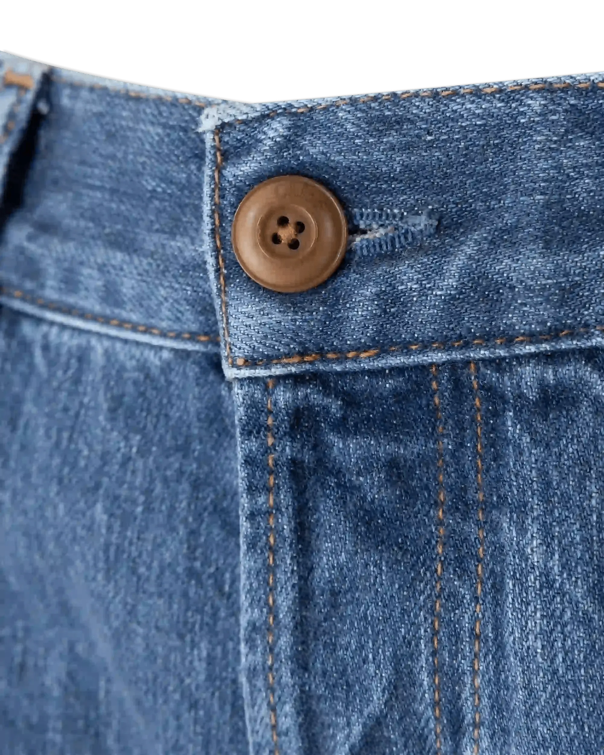 Logo Embroidered Wide Leg Jeans - DIHSAN