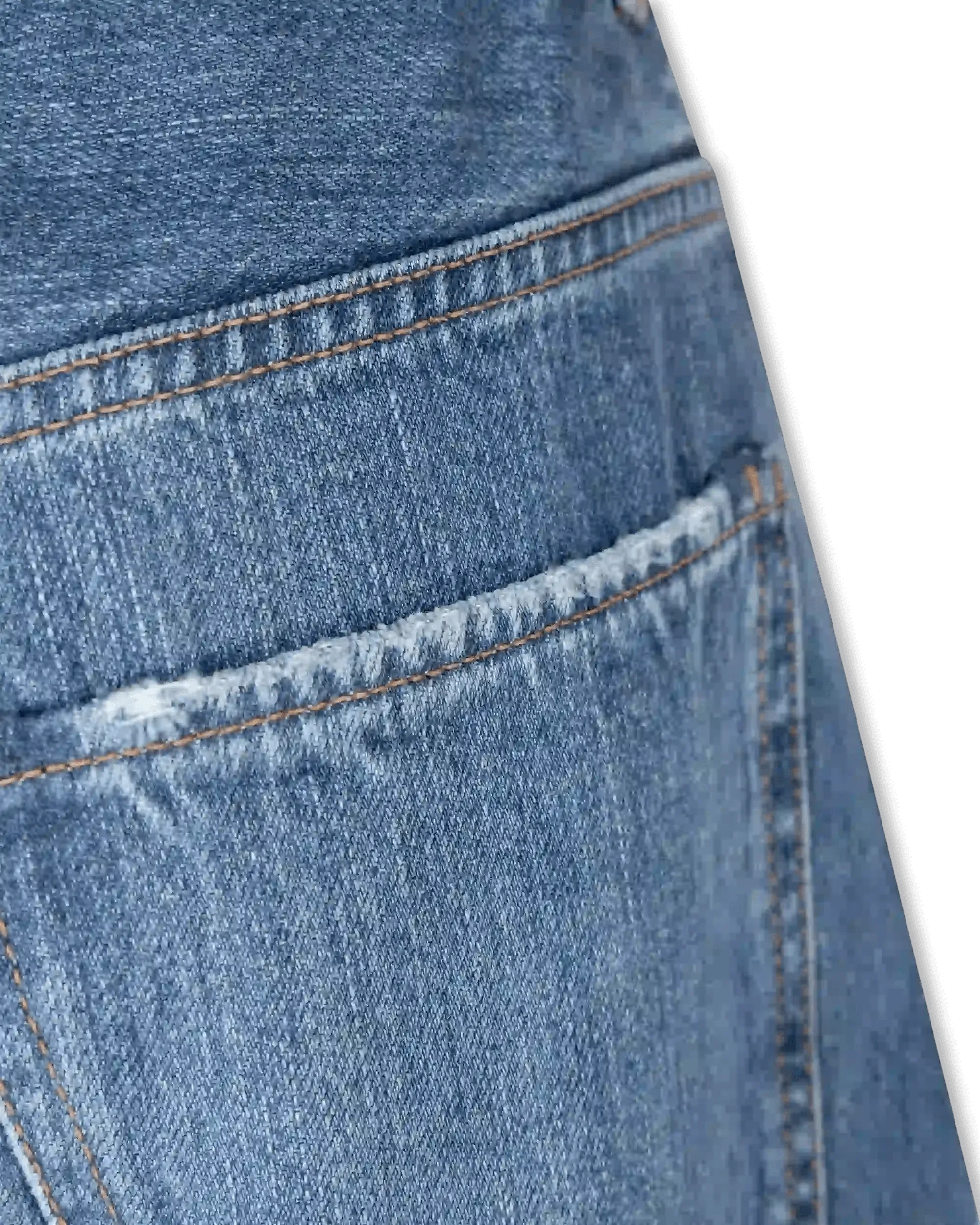 Logo Embroidered Wide Leg Jeans - DIHSAN
