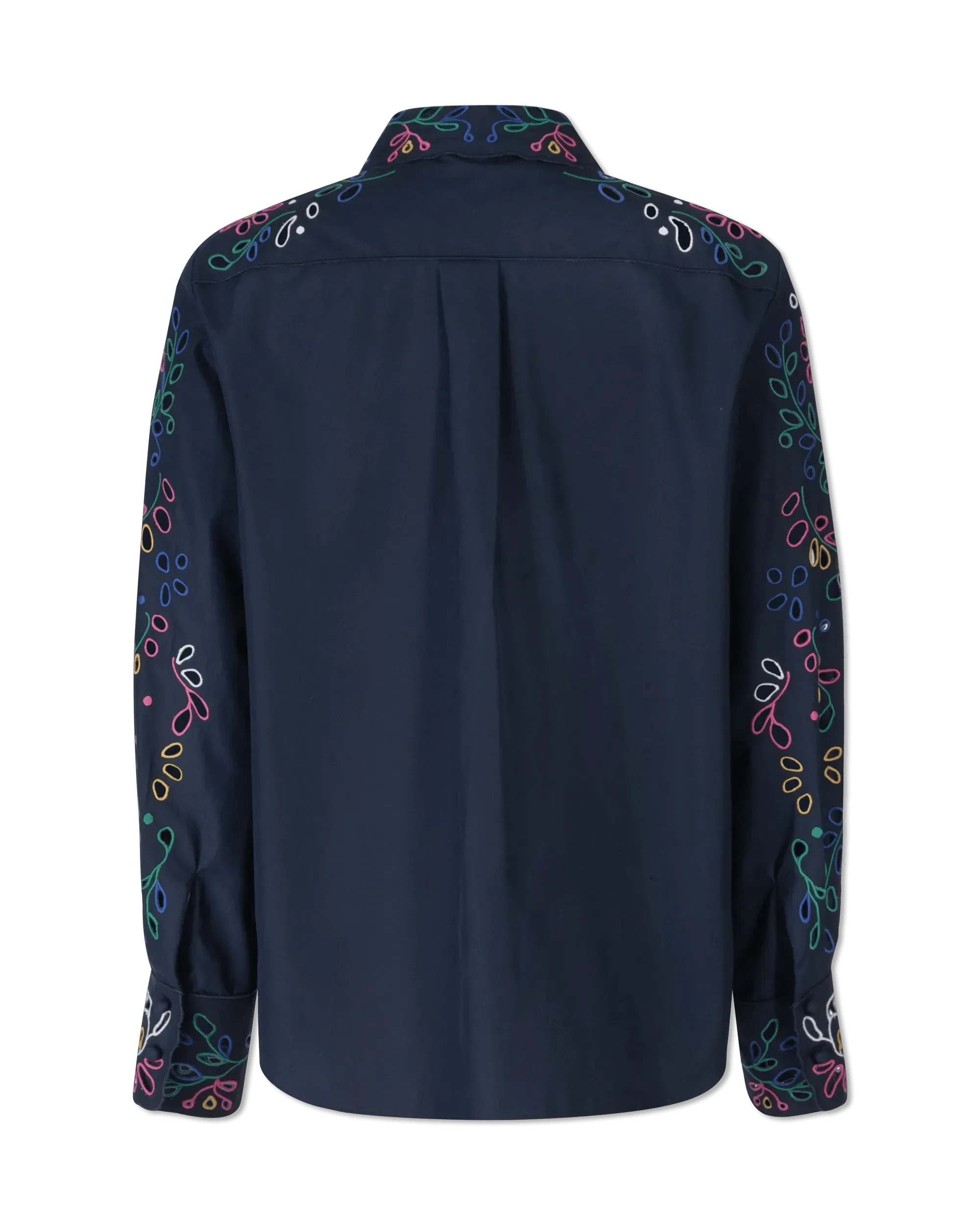 Embroidered Eyelet Shirt - DIHSAN