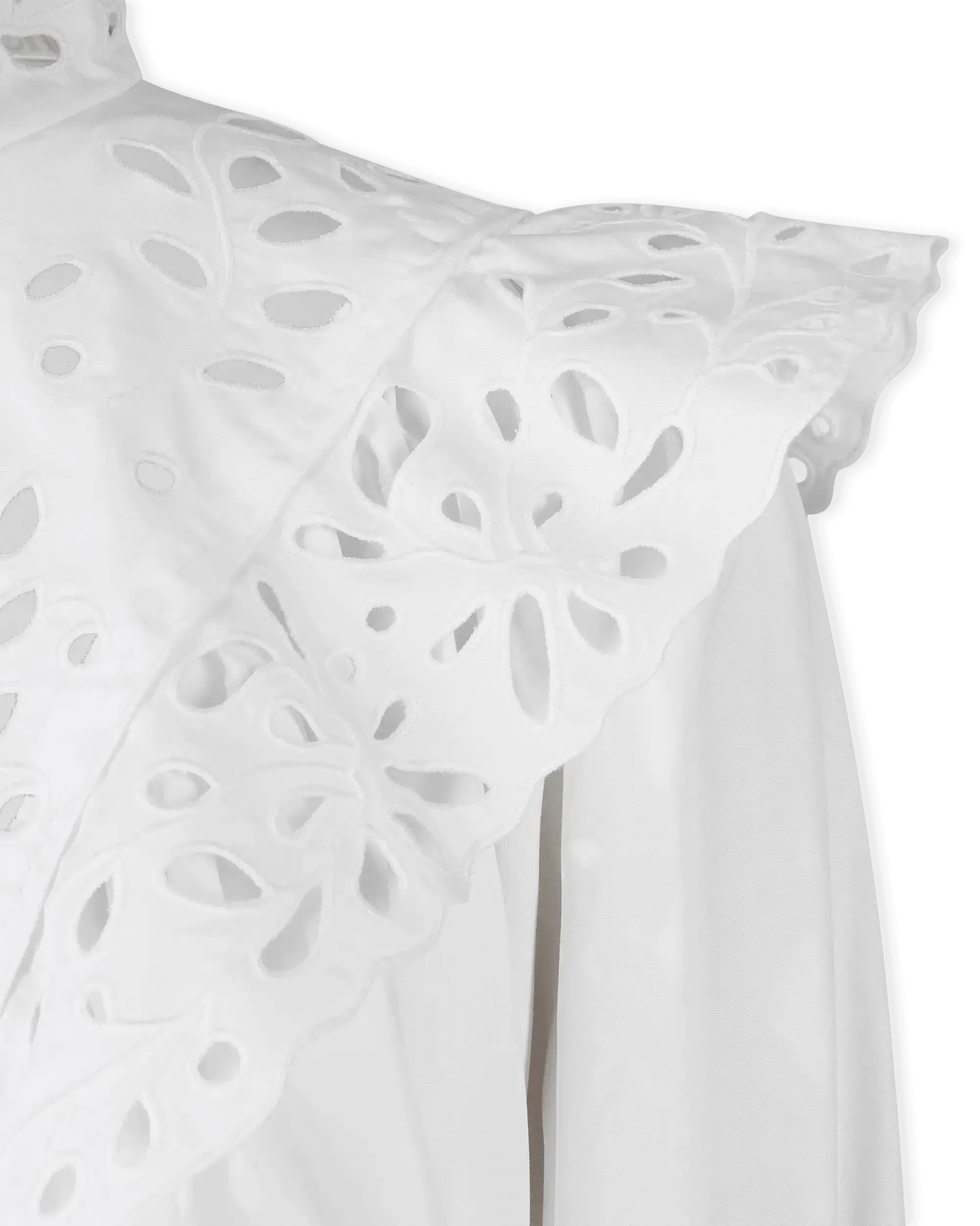 Embroidered Long Sleeve Blouse - DIHSAN