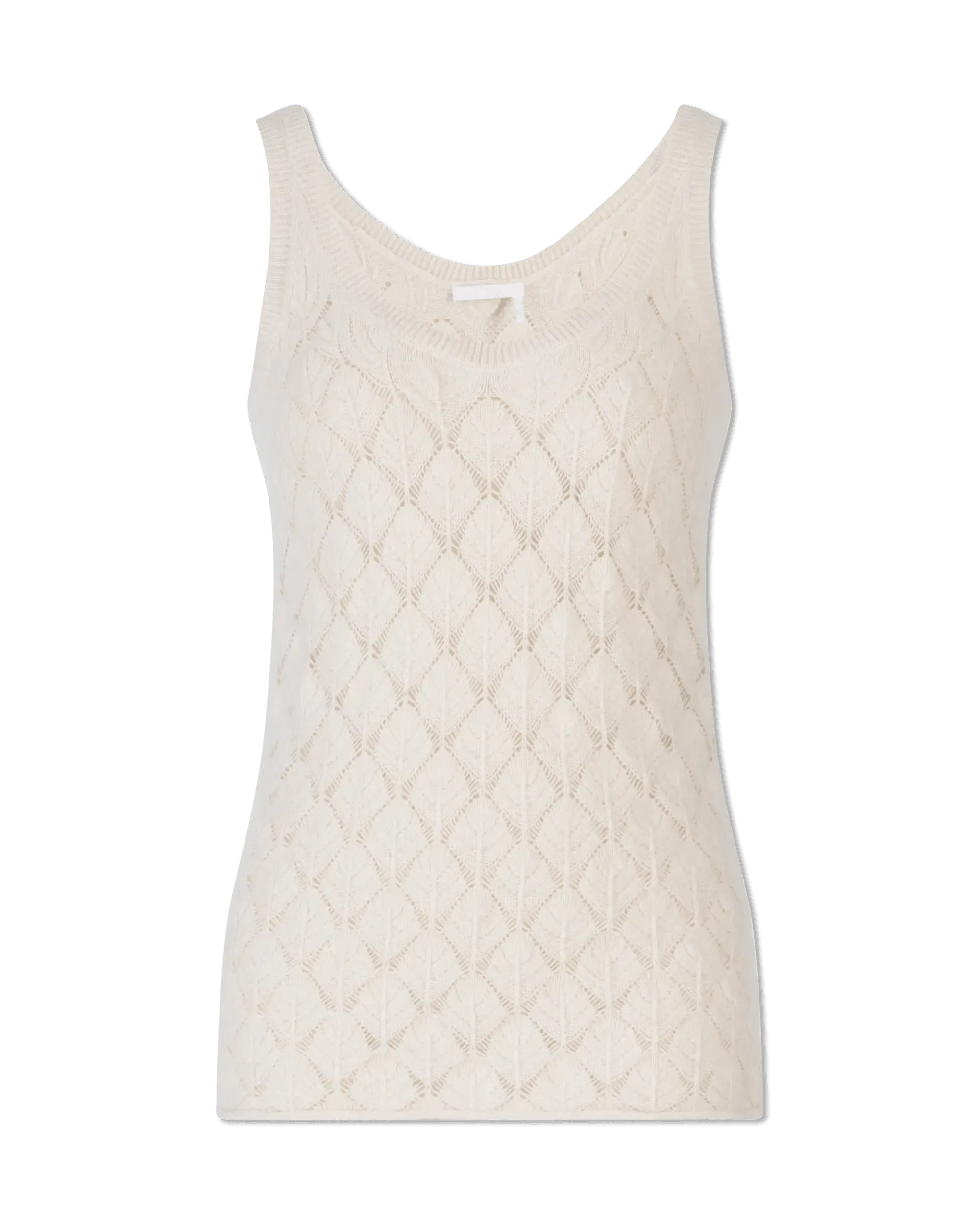 Cashmere Knit Tank Top - DIHSAN