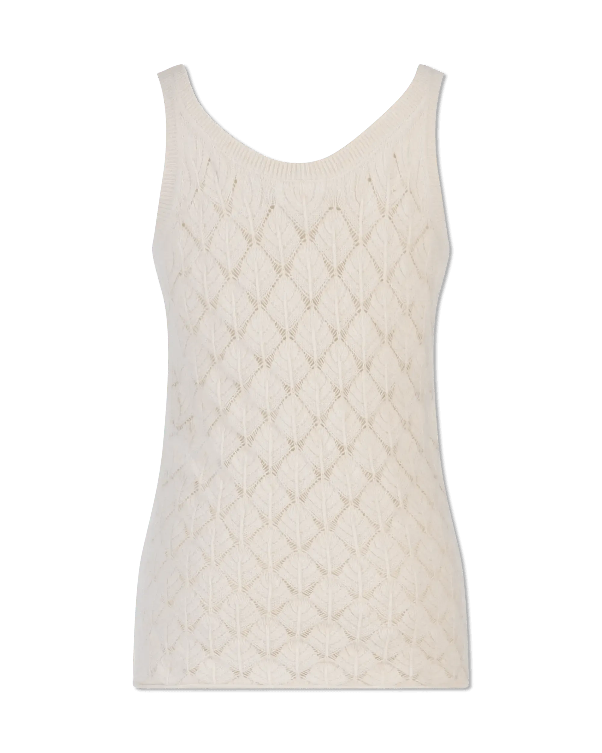 Cashmere Knit Tank Top - DIHSAN