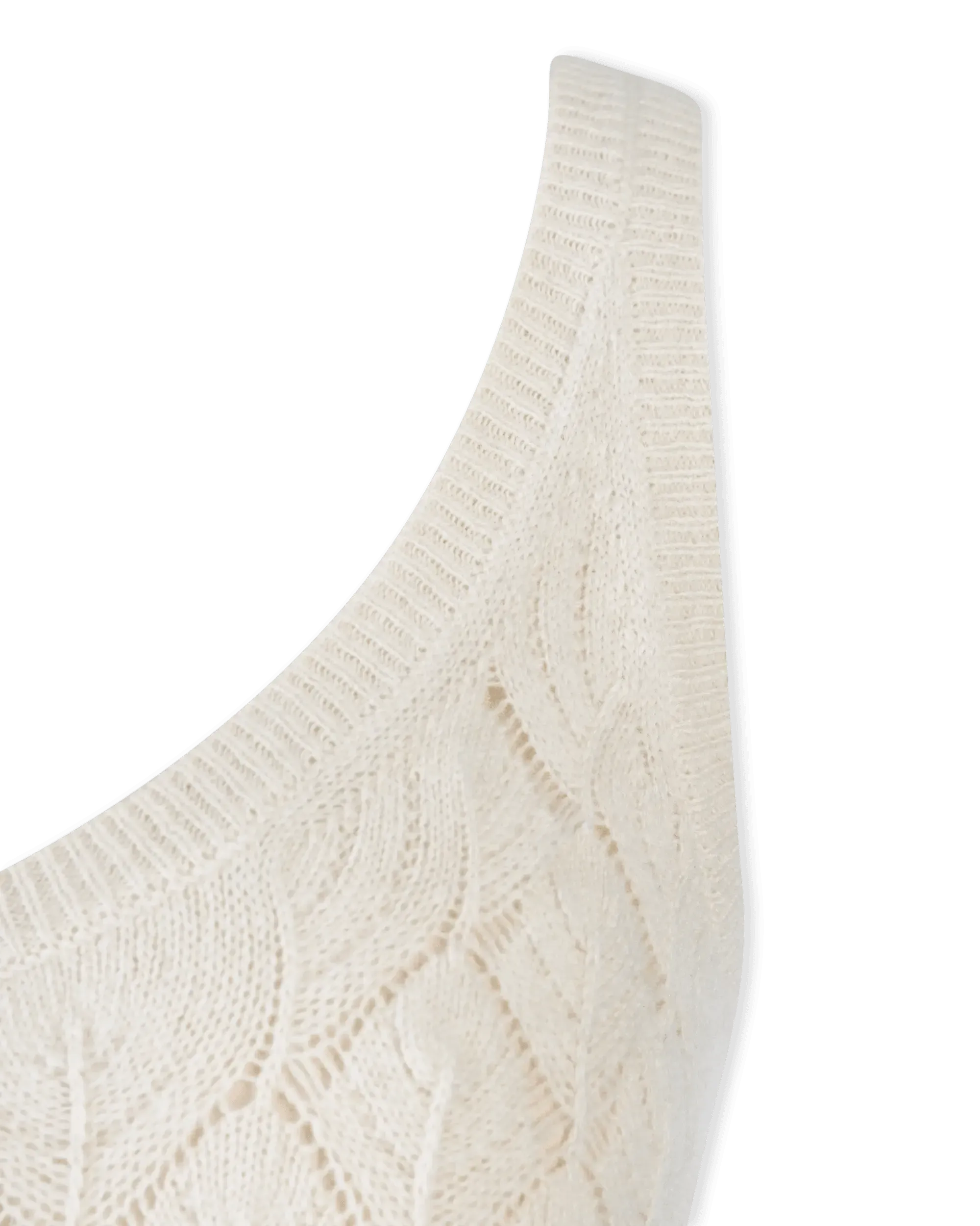 Cashmere Knit Tank Top - DIHSAN