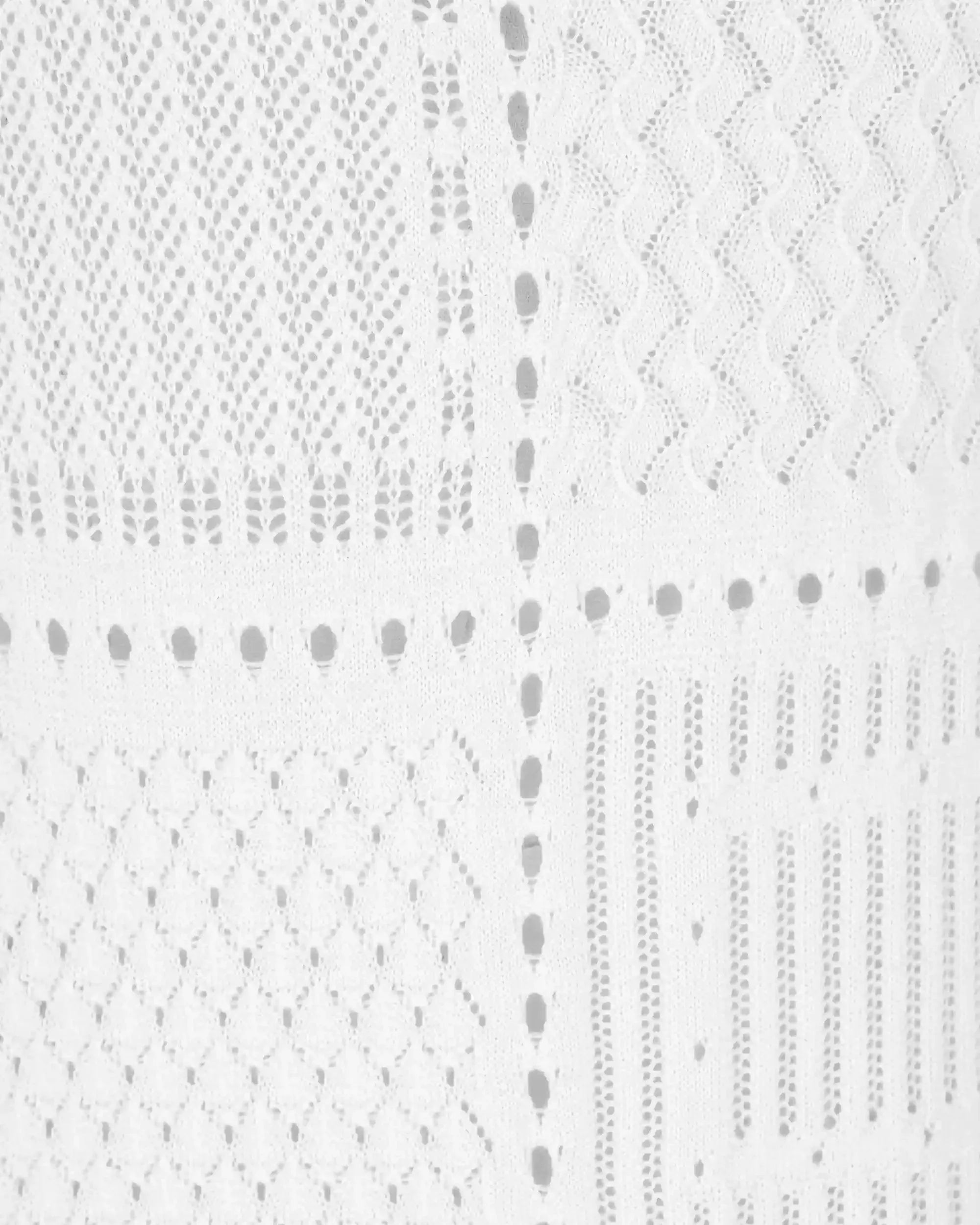 Pointelle Long Sleeve Dress - DIHSAN