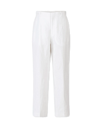 Straight Leg Linen Pants - DIHSAN