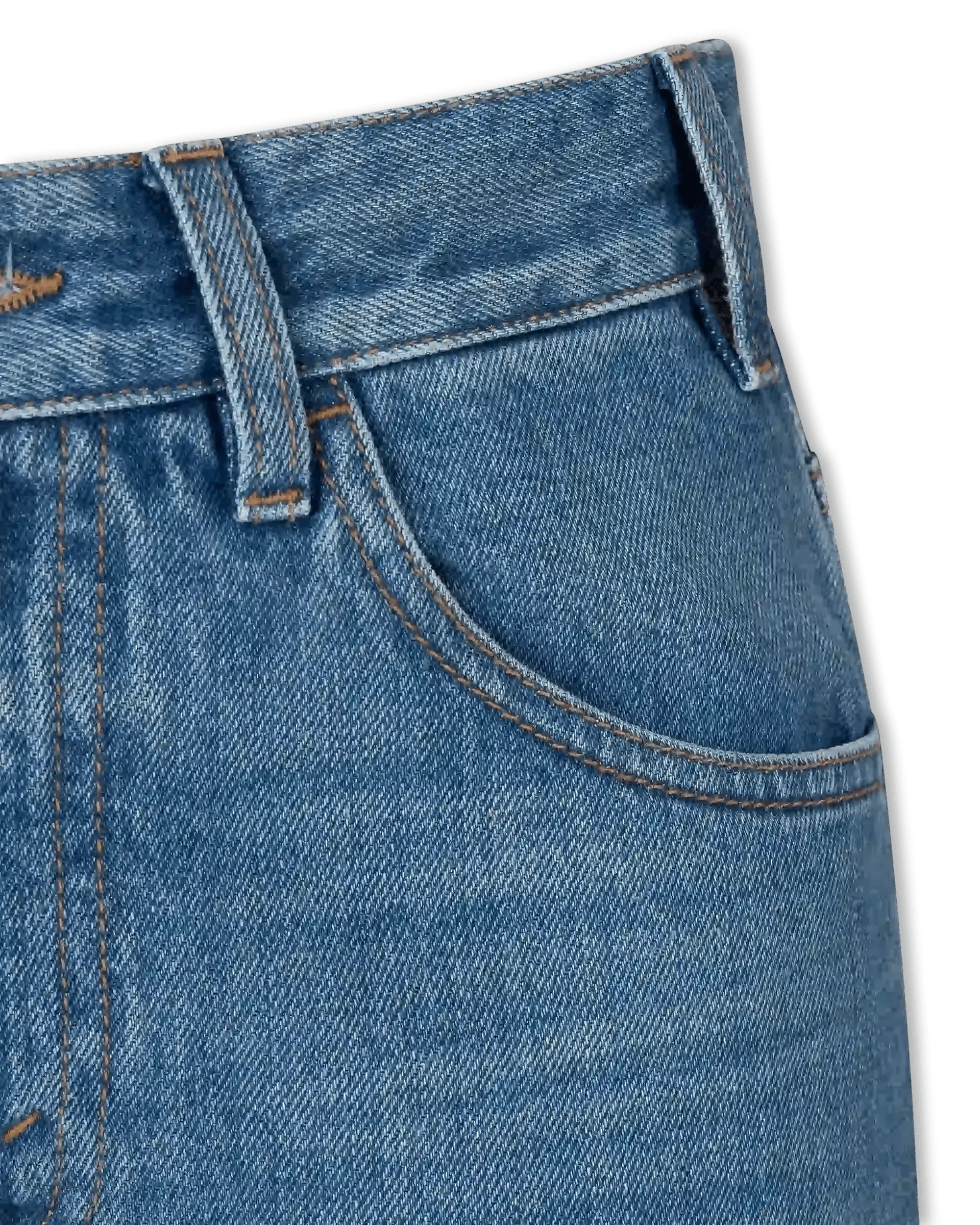 Distressed Hem Flared Leg Jeans - DIHSAN