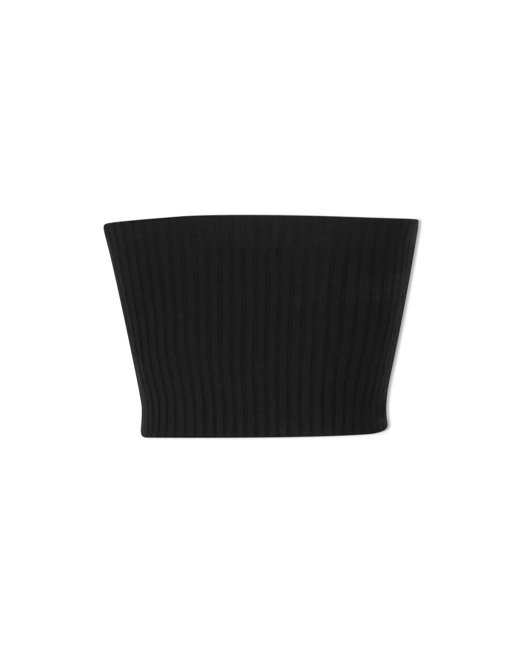 Wool Cropped Tube Top - DIHSAN