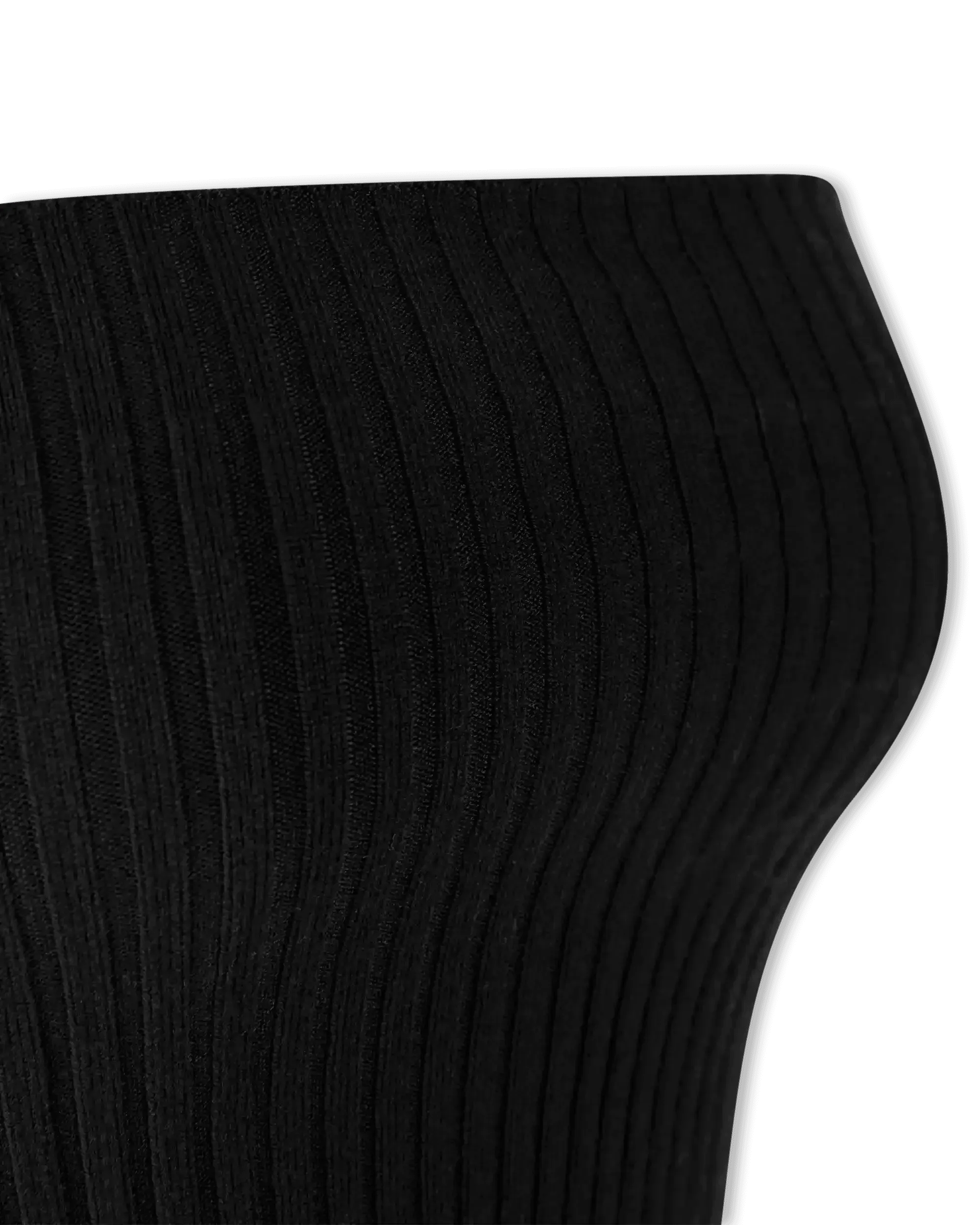 Wool Cropped Tube Top - DIHSAN