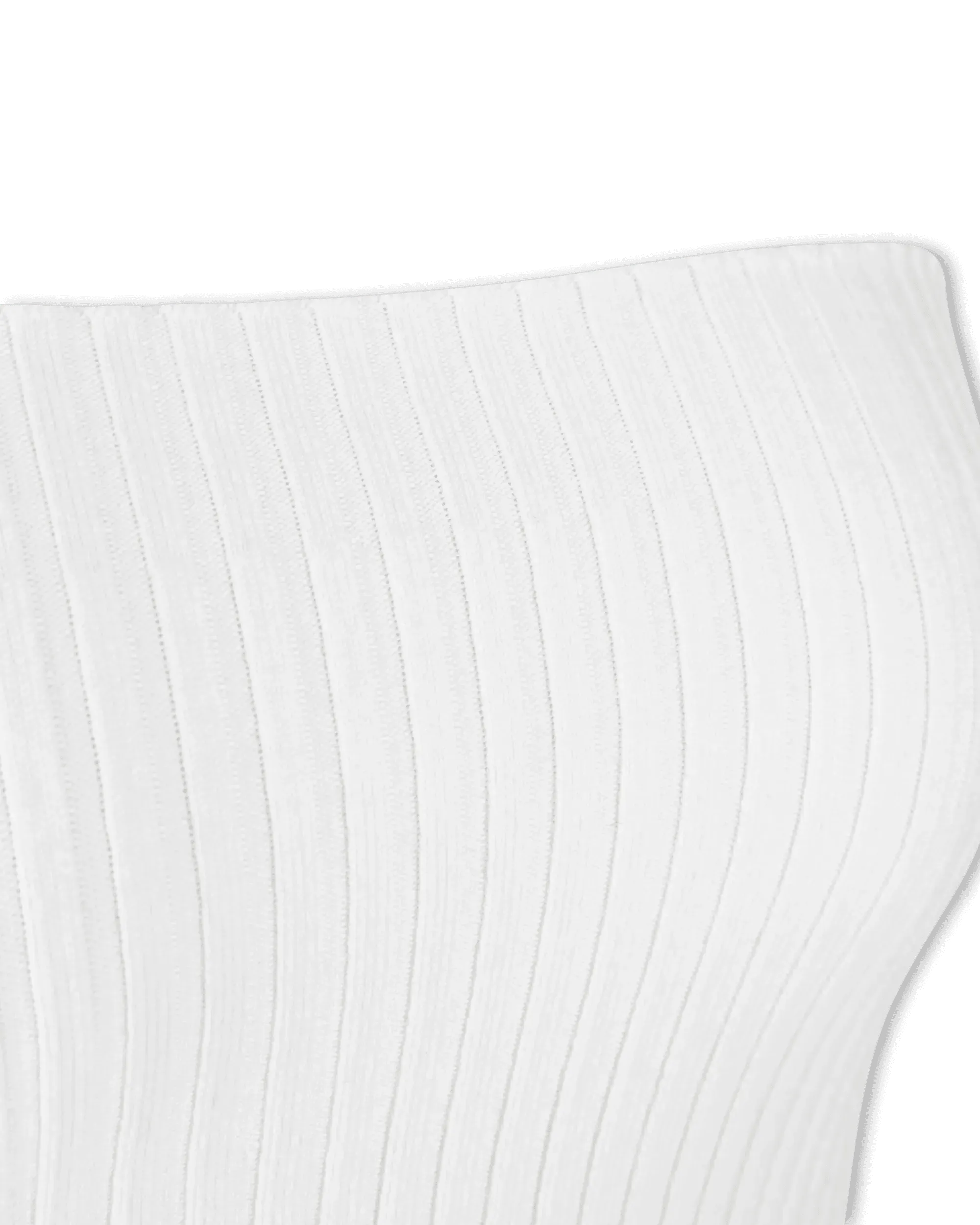 Wool Cropped Tube Top - DIHSAN