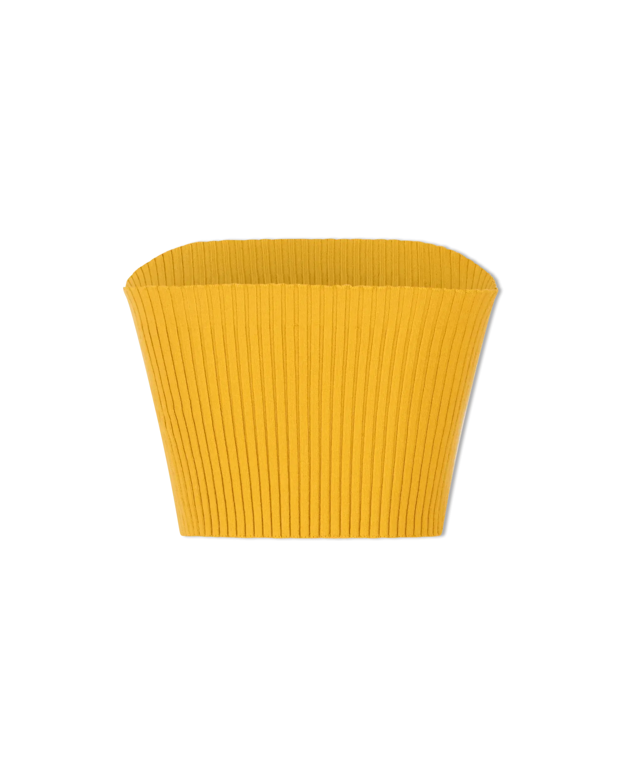 Wool Cropped Tube Top - DIHSAN