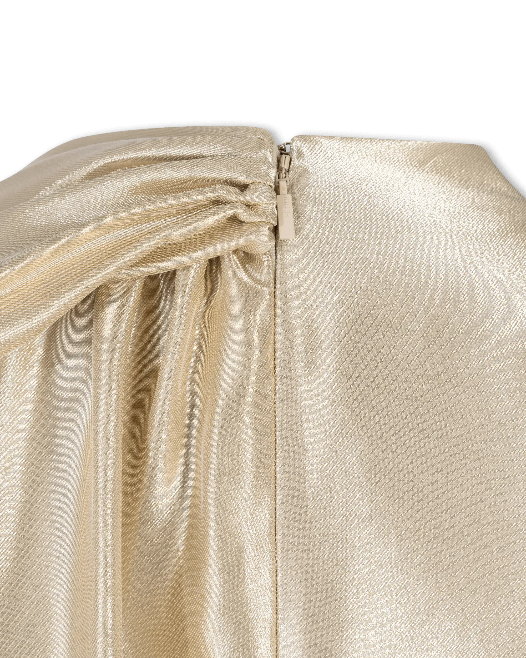 Golden Cady Dress - DIHSAN