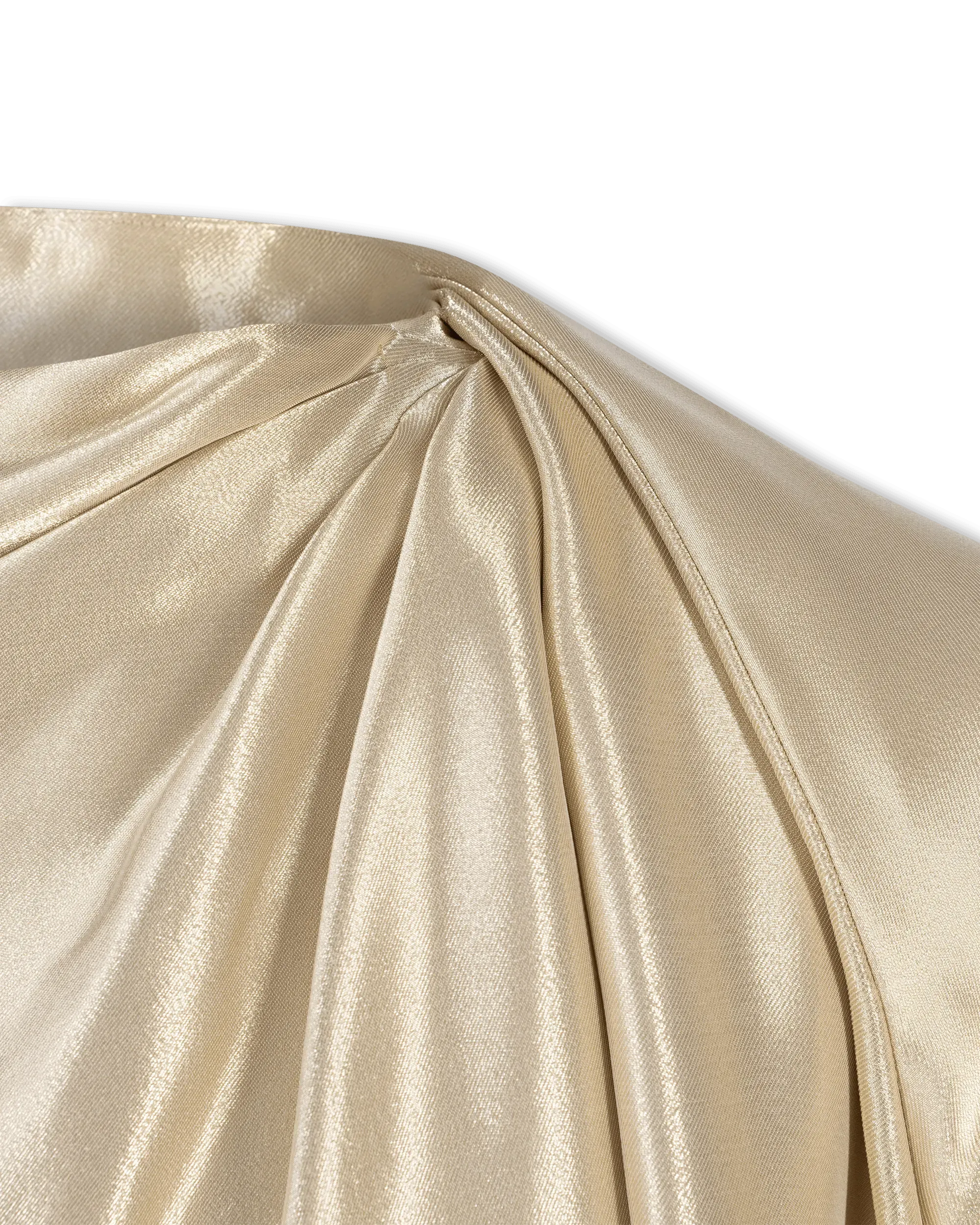 Golden Cady Dress - DIHSAN